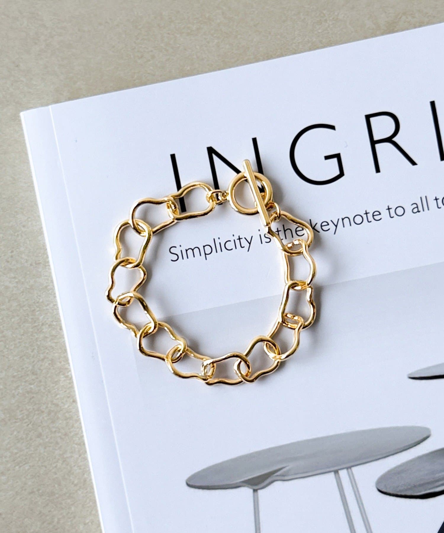 3COINS(スリーコインズ) マンテルチェーンブレス