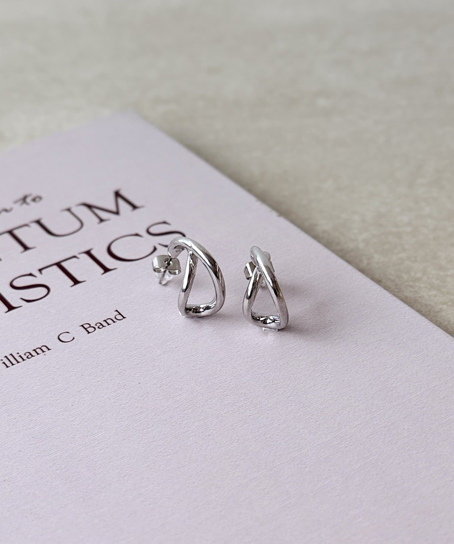 3COINS(スリーコインズ) クロスメタルフープピアス