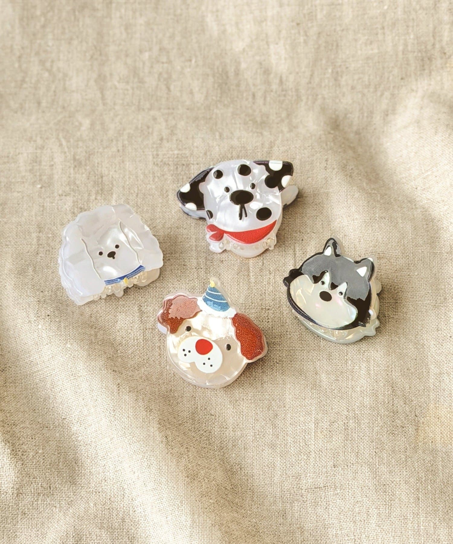 3COINS(スリーコインズ) ドッグミニクリップ2個セット／KIDS