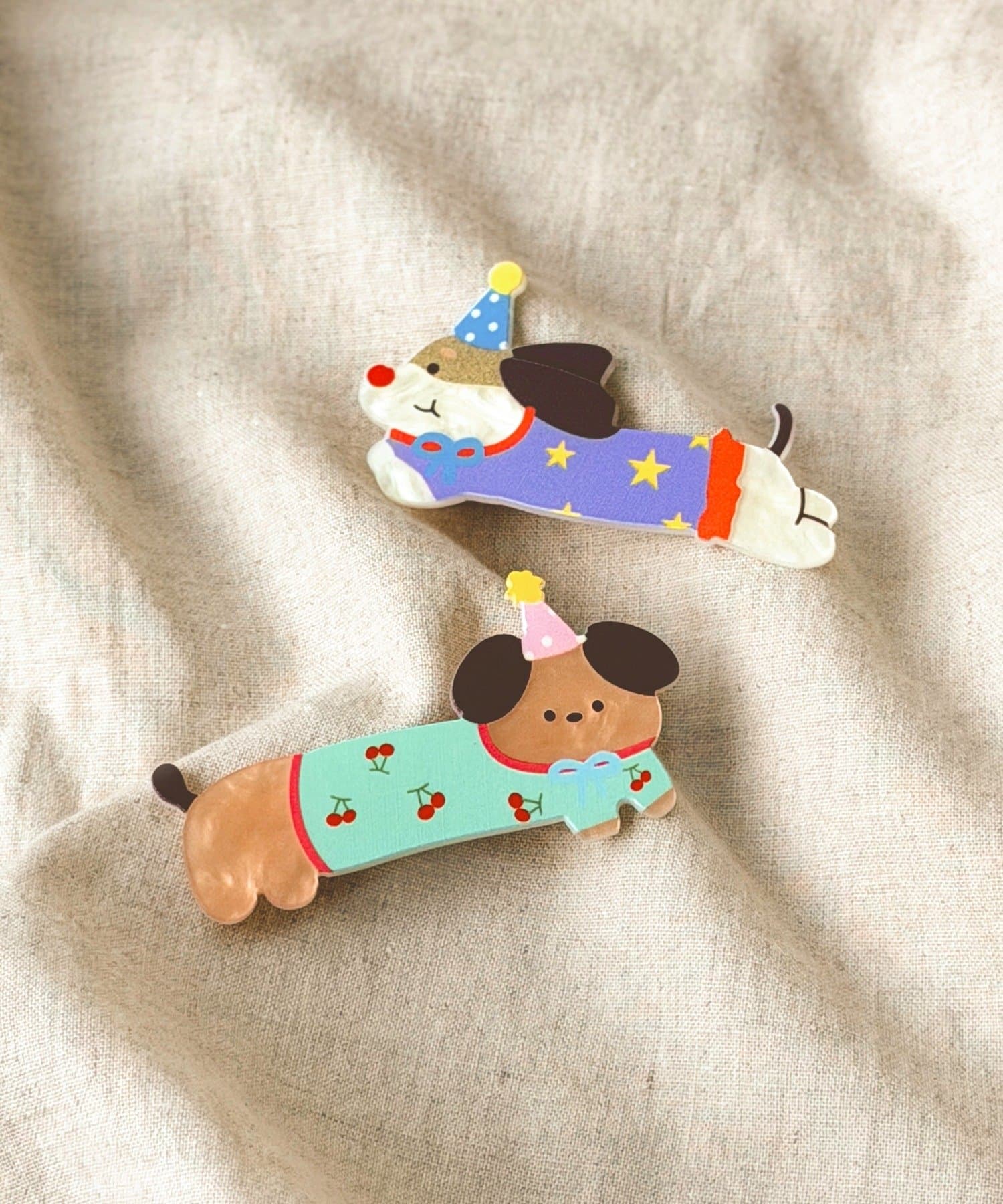 3COINS(スリーコインズ) ドッグクリップ2個セット／KIDS