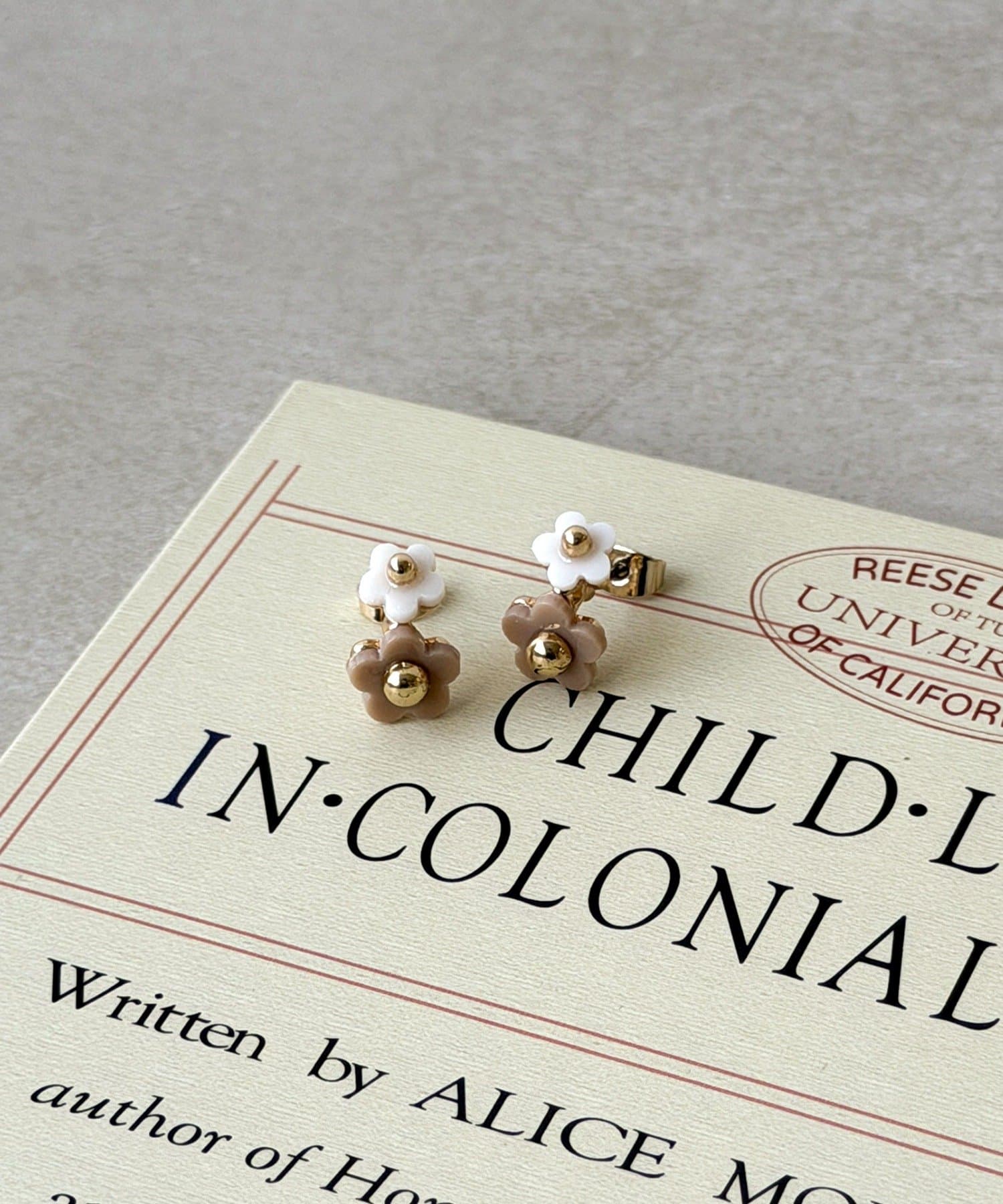 3COINS(スリーコインズ) フラワーフラワーピアス