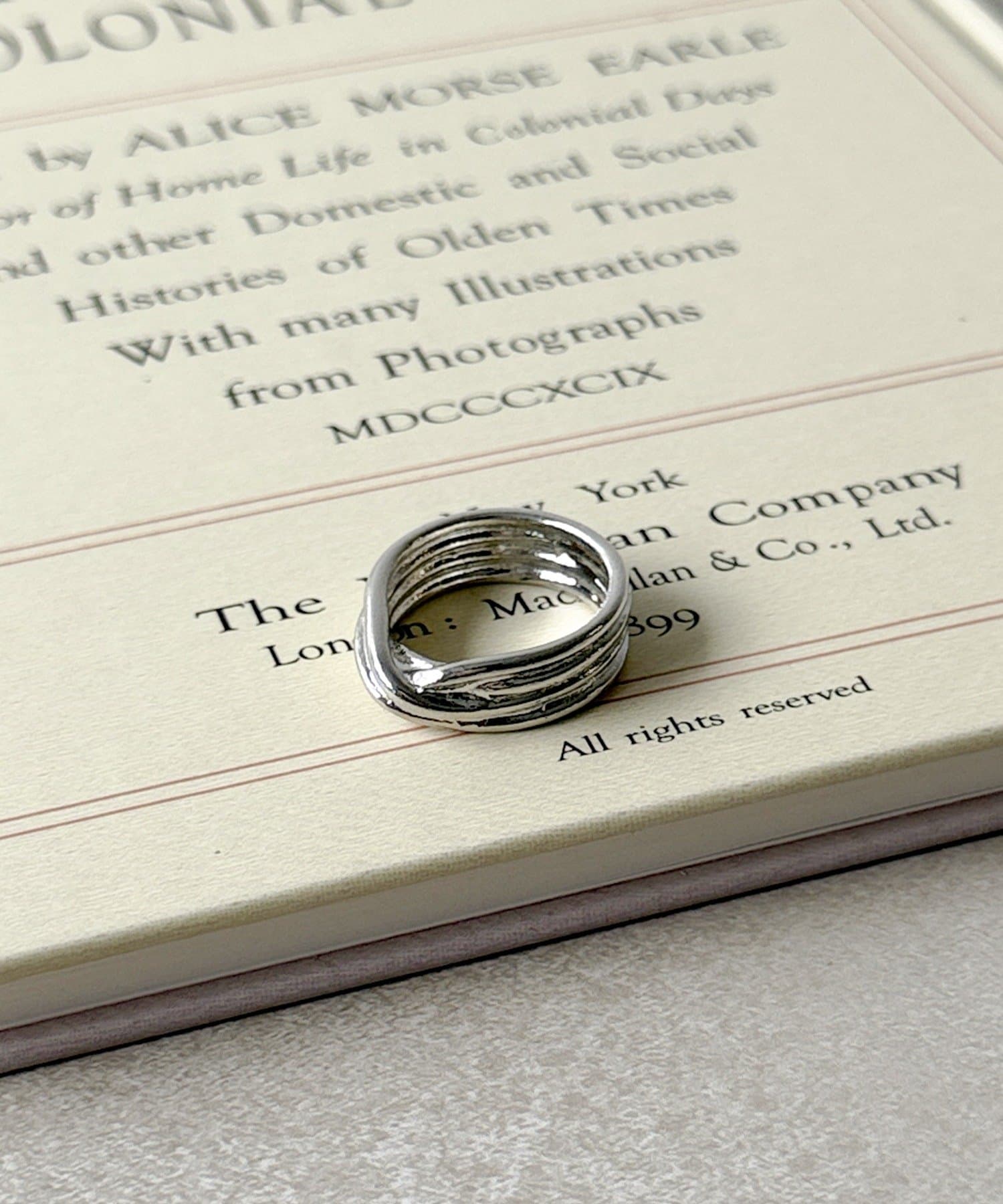 3COINS(スリーコインズ) レイヤードクロスリング