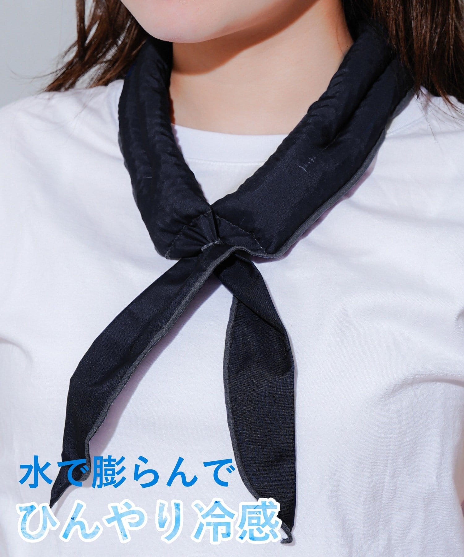 3COINS(スリーコインズ) 《WEB先行販売》冷感ストール： L