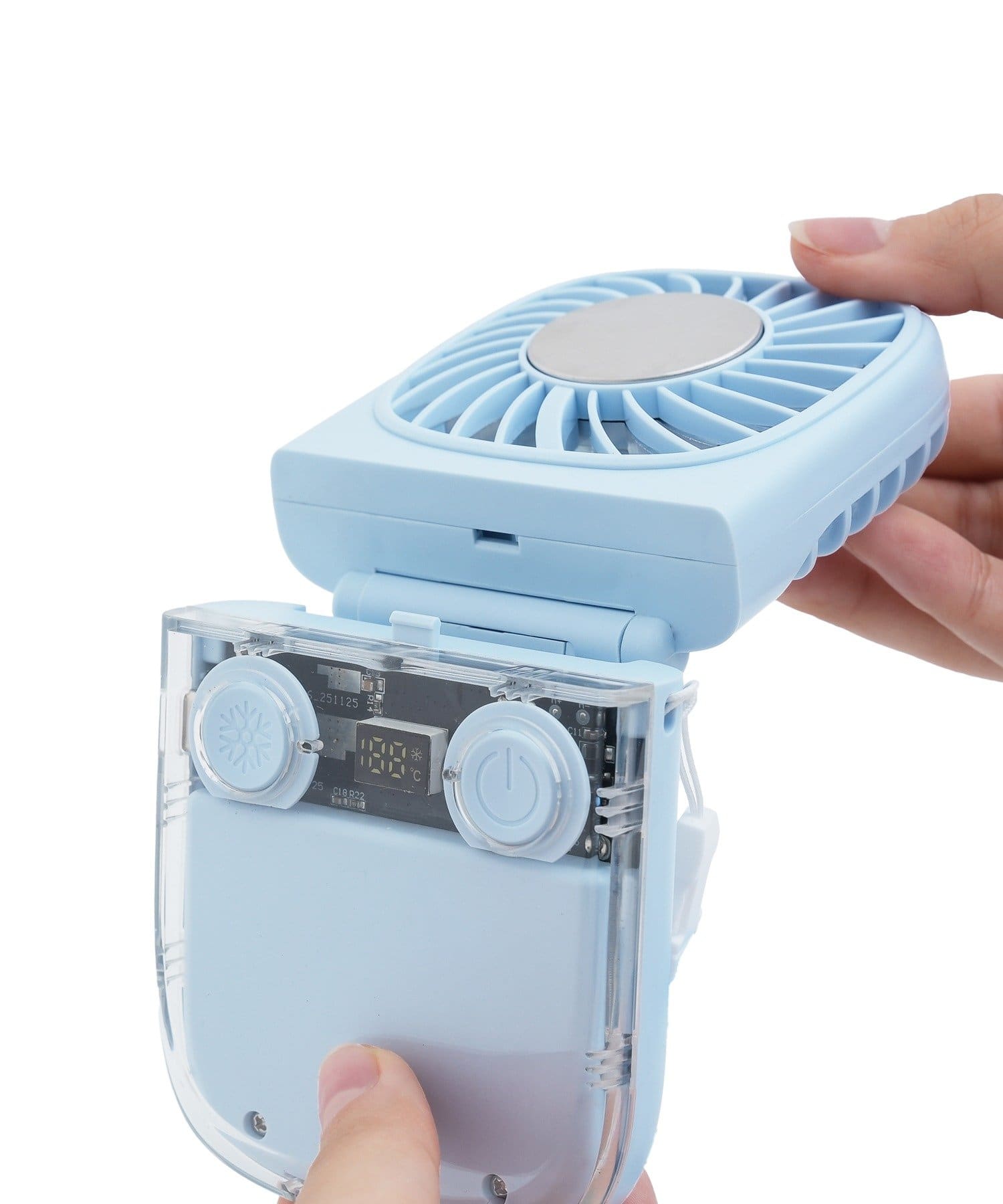 3COINS(スリーコインズ) 《WEB先行販売》温度計付き4WAYファン