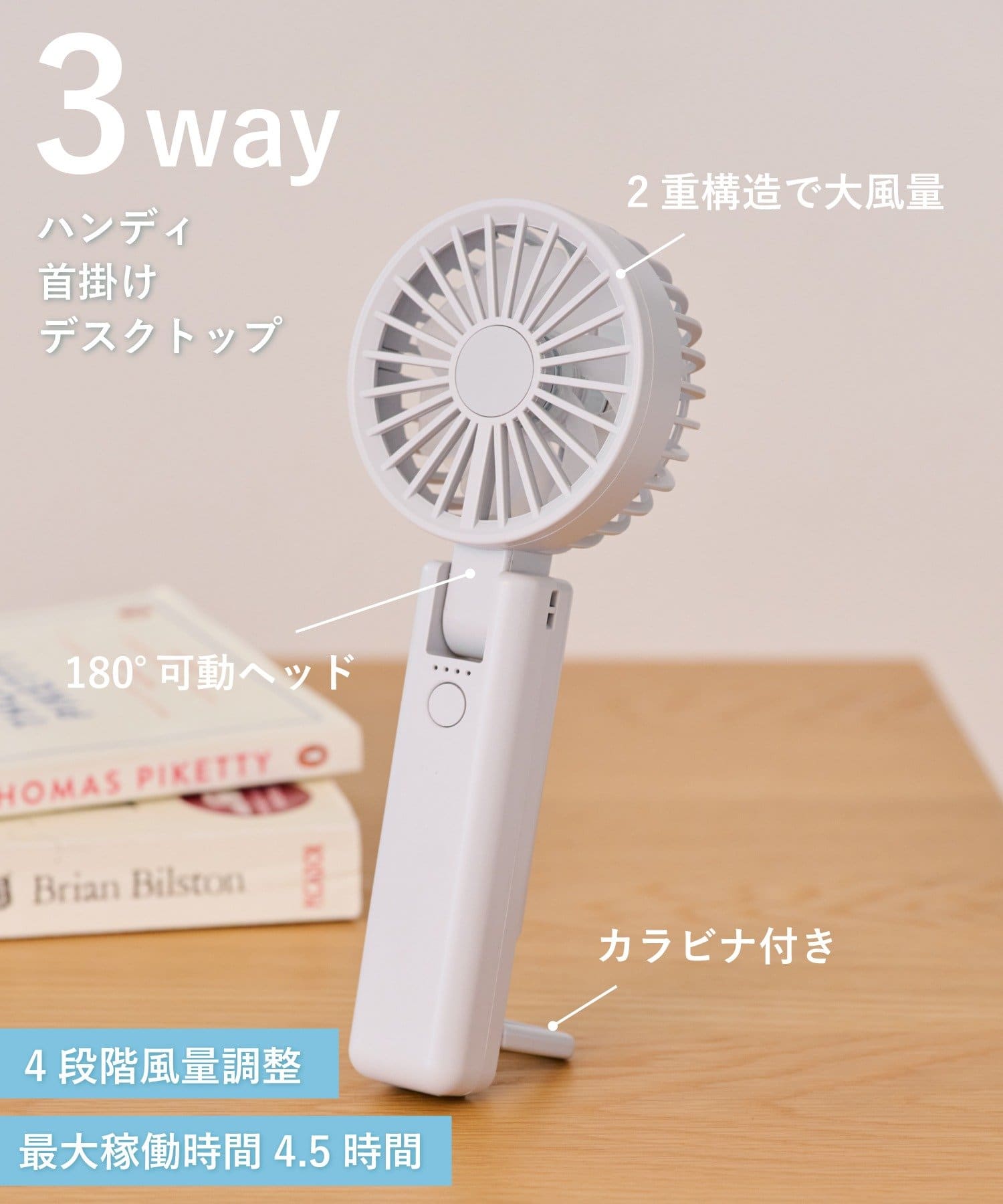 3COINS(スリーコインズ) 《4月中旬発売予定》ダブルファン