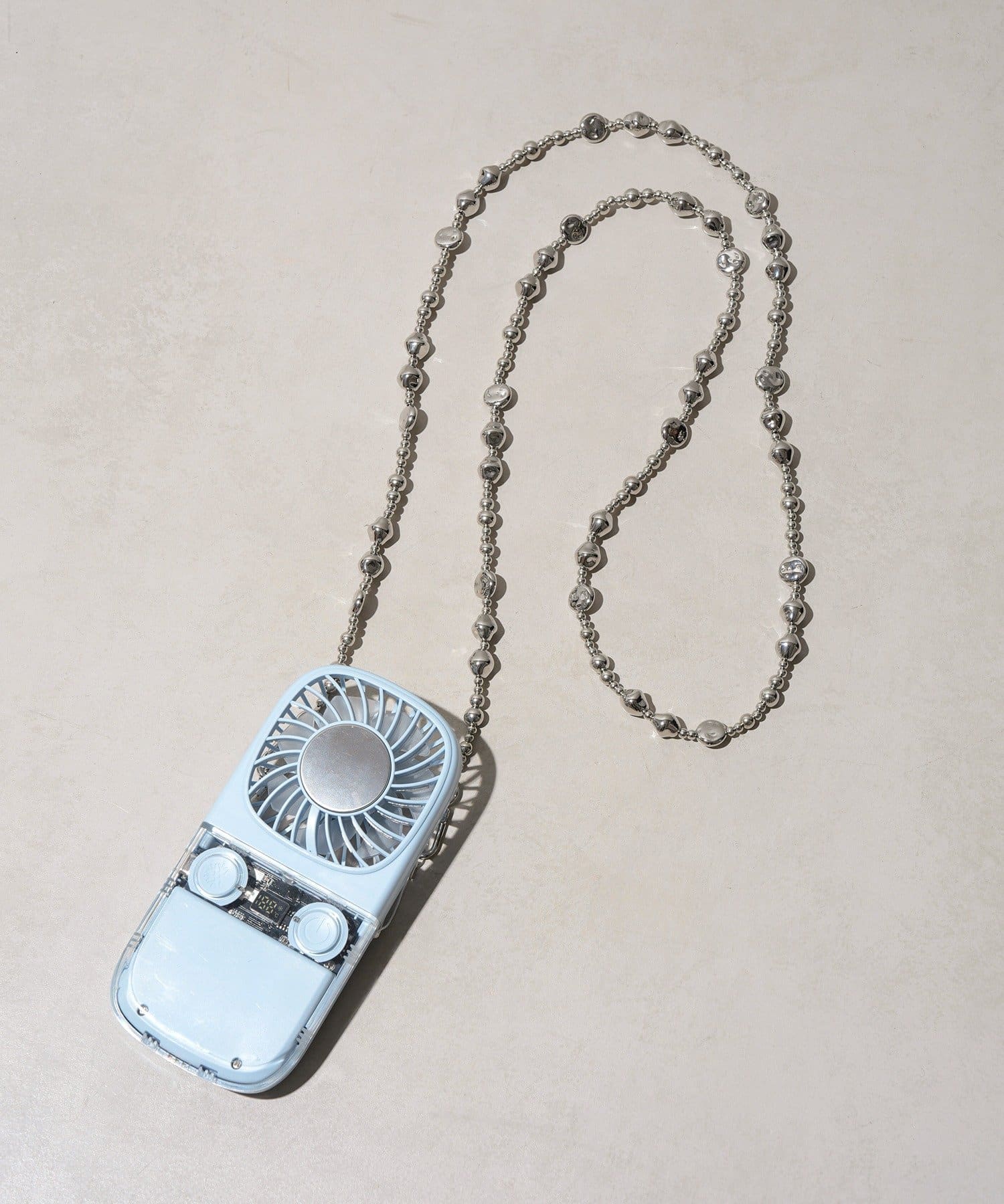 3COINS(スリーコインズ) 《WEB先行販売》メタルビーズショルダーストラップ