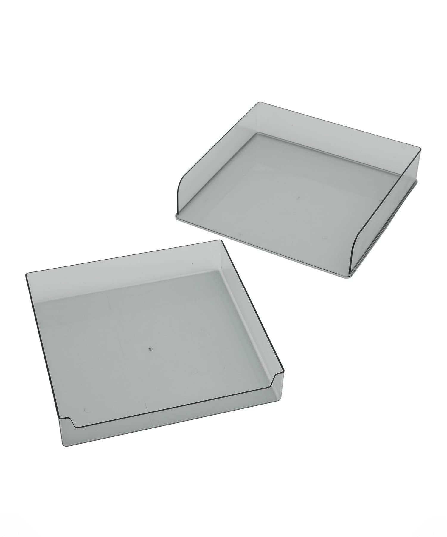 3COINS(スリーコインズ) 冷蔵庫収納ボックストレー浅型セット：M／KITINTO