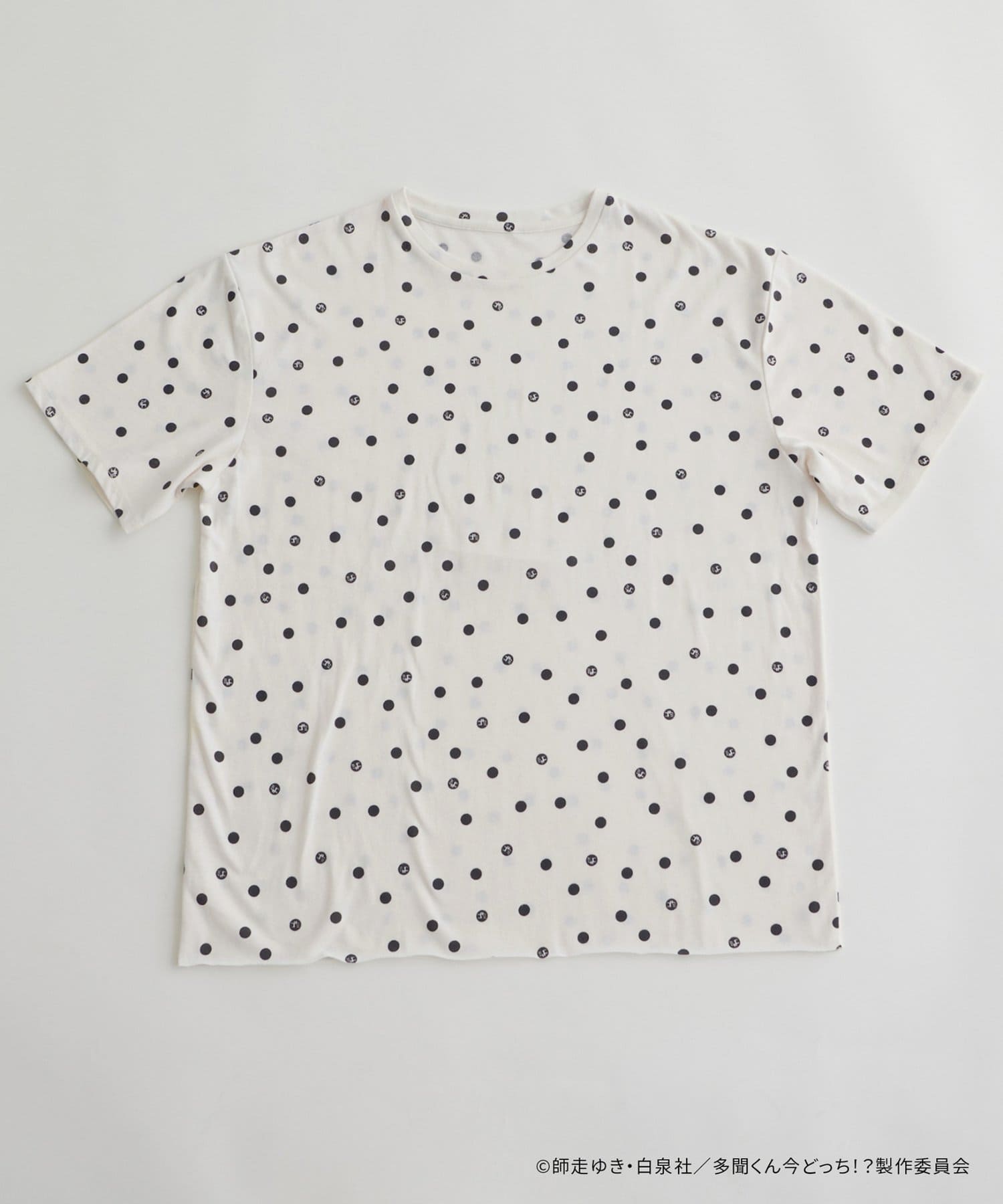 natural couture(ナチュラルクチュール) 〈多聞くん今どっち！？コラボ〉オリジナルゴミドットセルフカットT