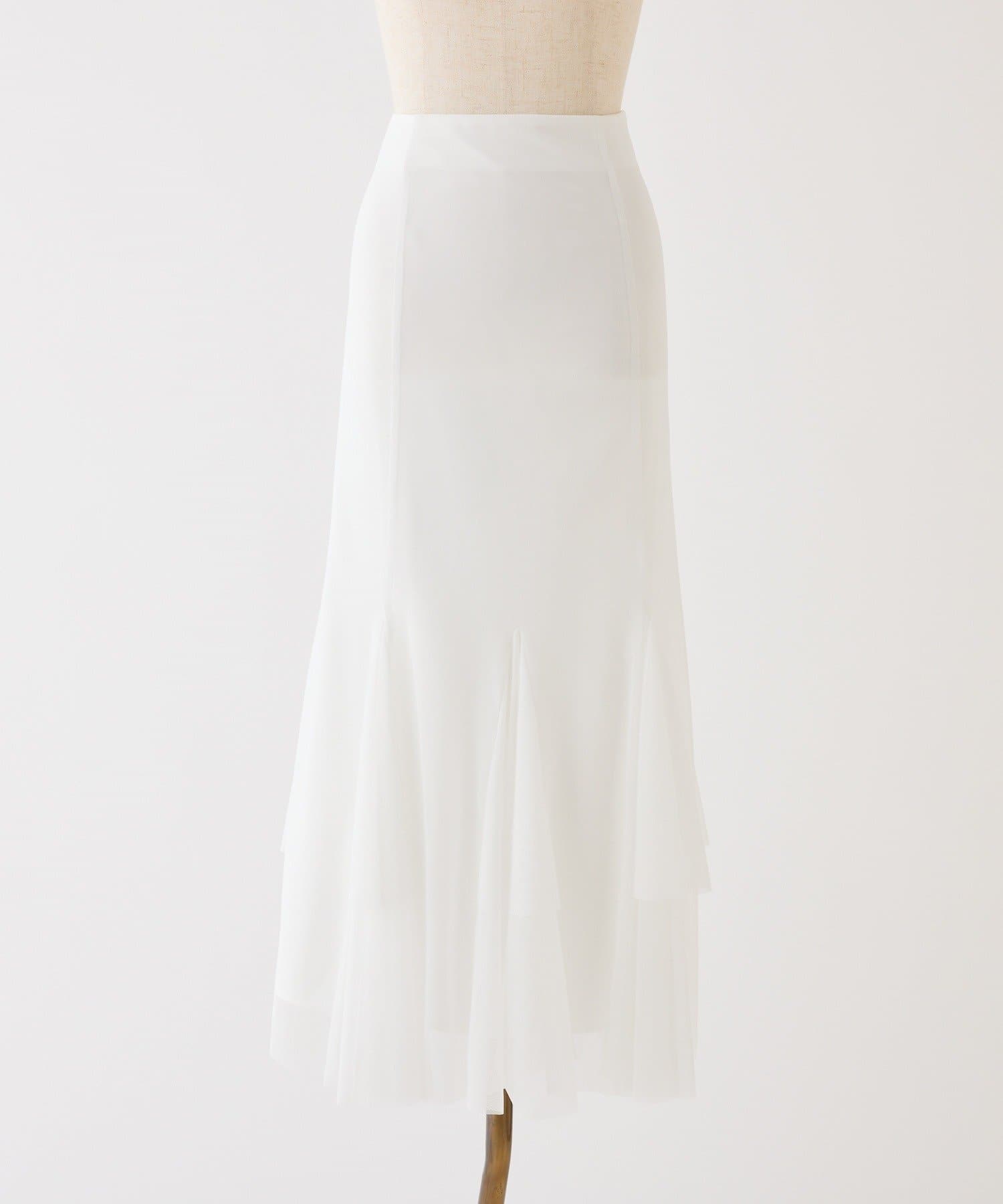 one after another NICE CLAUP(ワンアフターアナザー ナイスクラップ) チュールマーメイドスカート