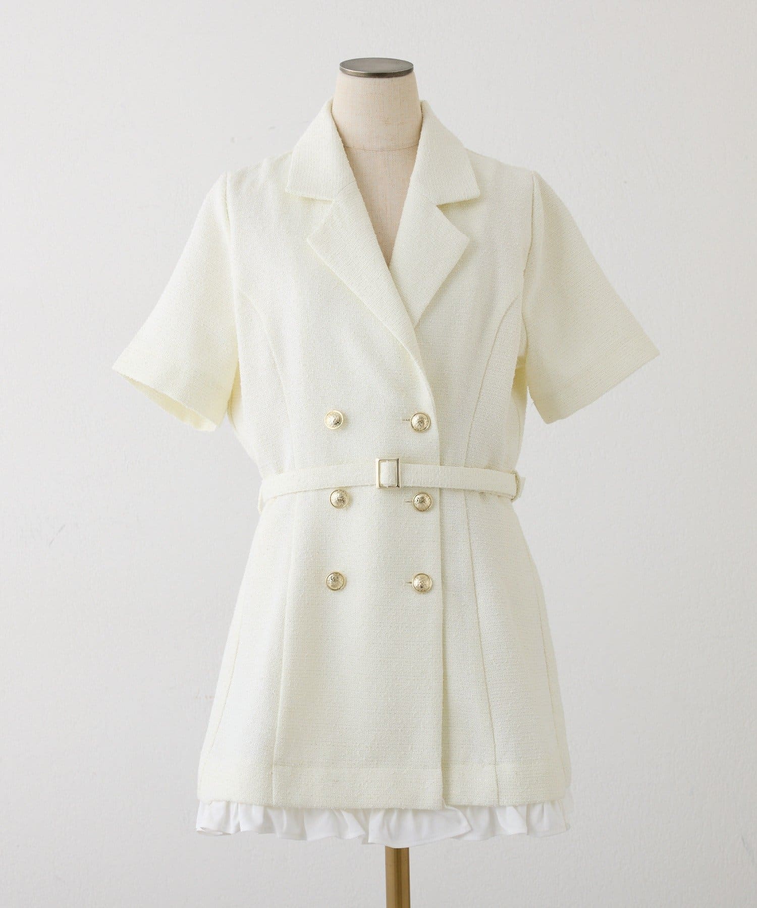 one after another NICE CLAUP(ワンアフターアナザー ナイスクラップ) 【ohana企画】ジャケットミニワンピース