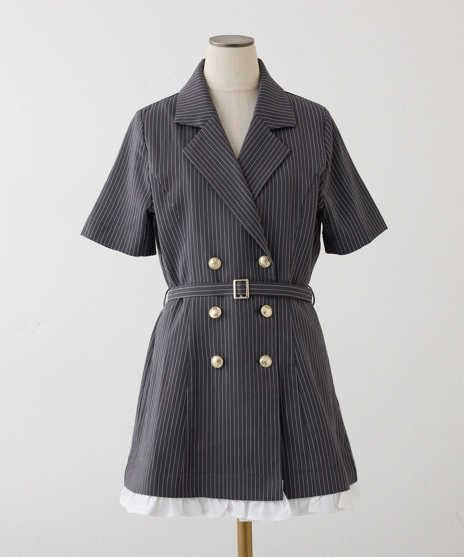 one after another NICE CLAUP(ワンアフターアナザー ナイスクラップ) 【ohana企画】ジャケットミニワンピース