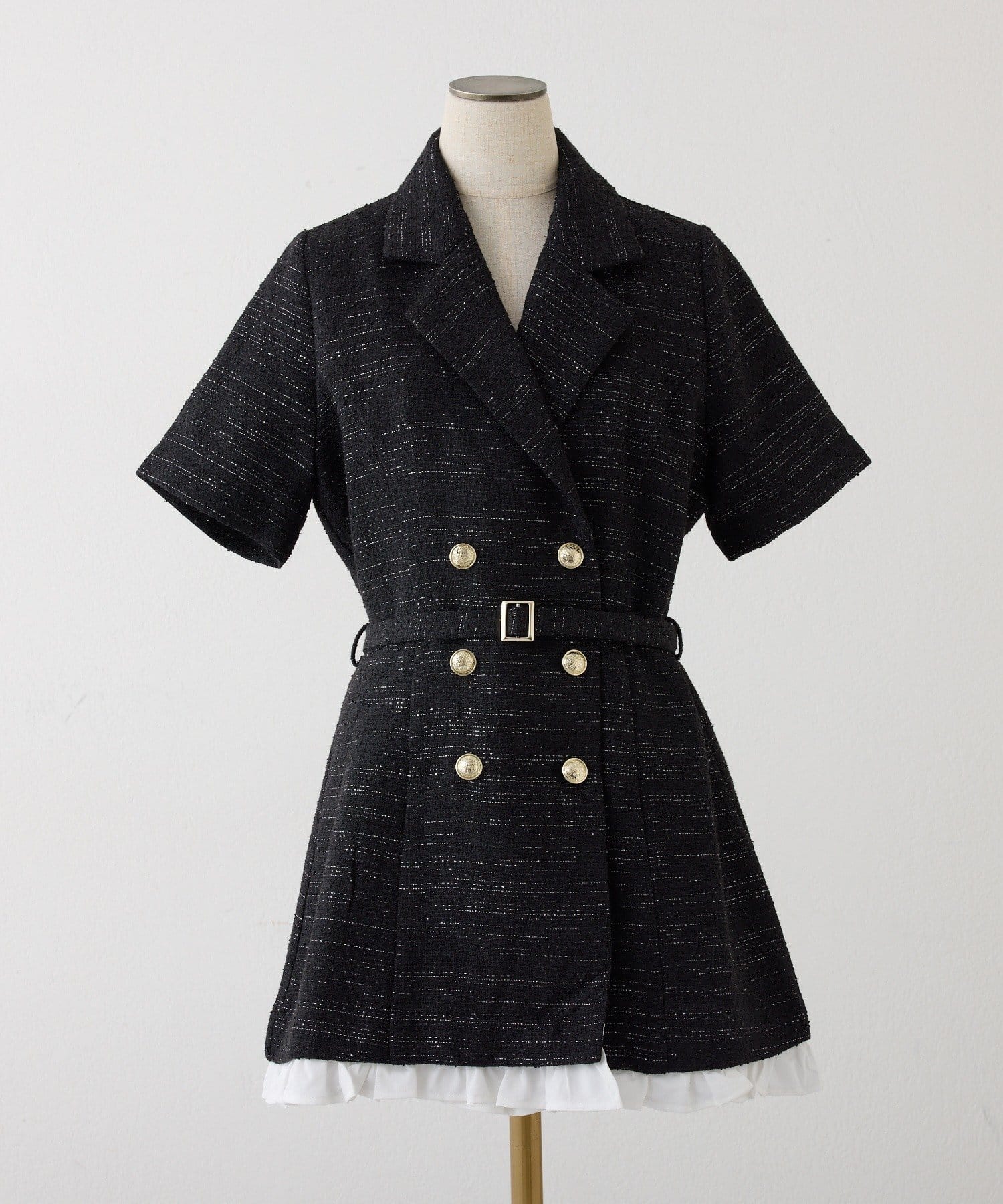 one after another NICE CLAUP(ワンアフターアナザー ナイスクラップ) 【ohana企画】ジャケットミニワンピース