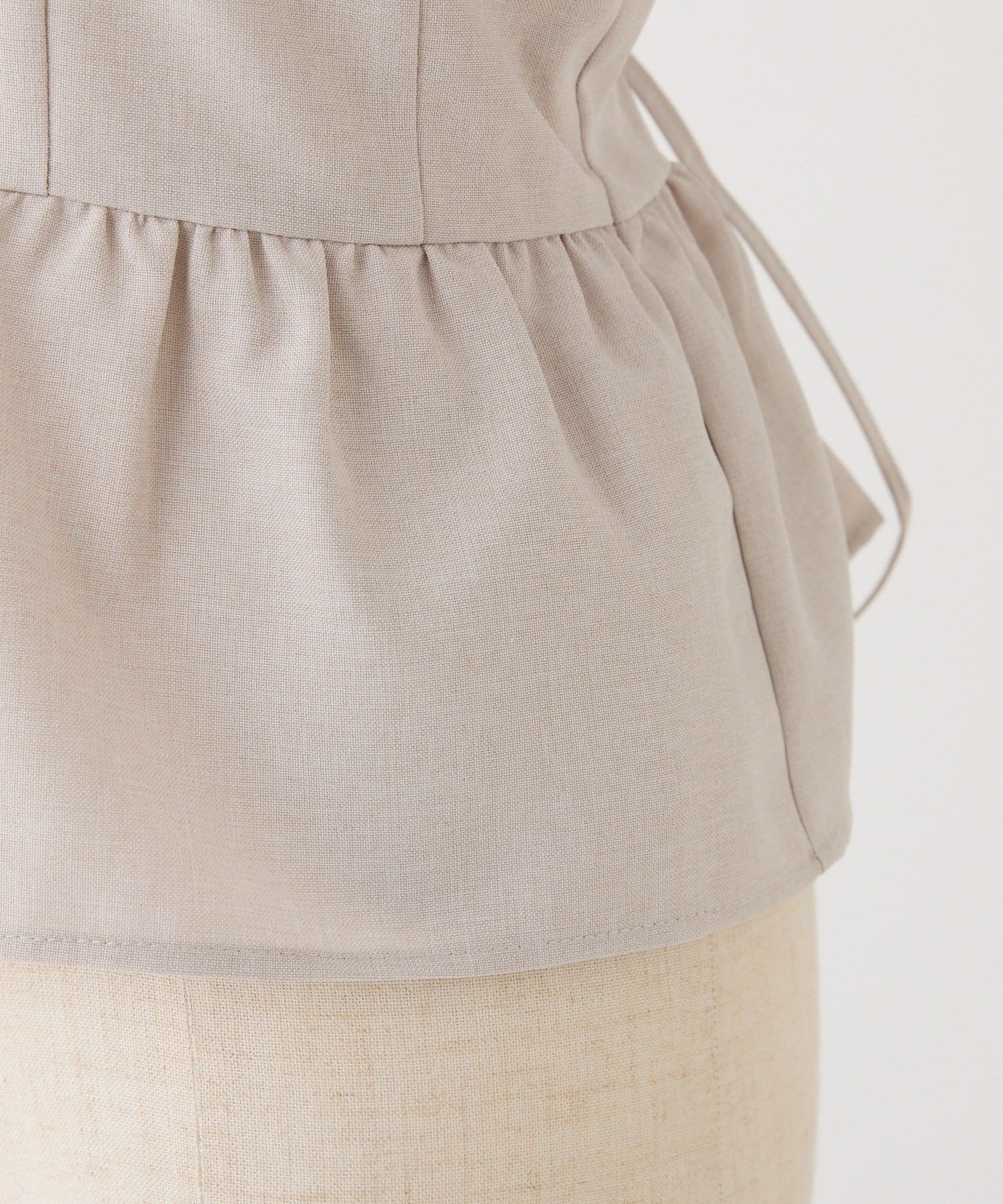 one after another NICE CLAUP(ワンアフターアナザー ナイスクラップ) 【megumi企画】後ろレースアップコルセットブラウス