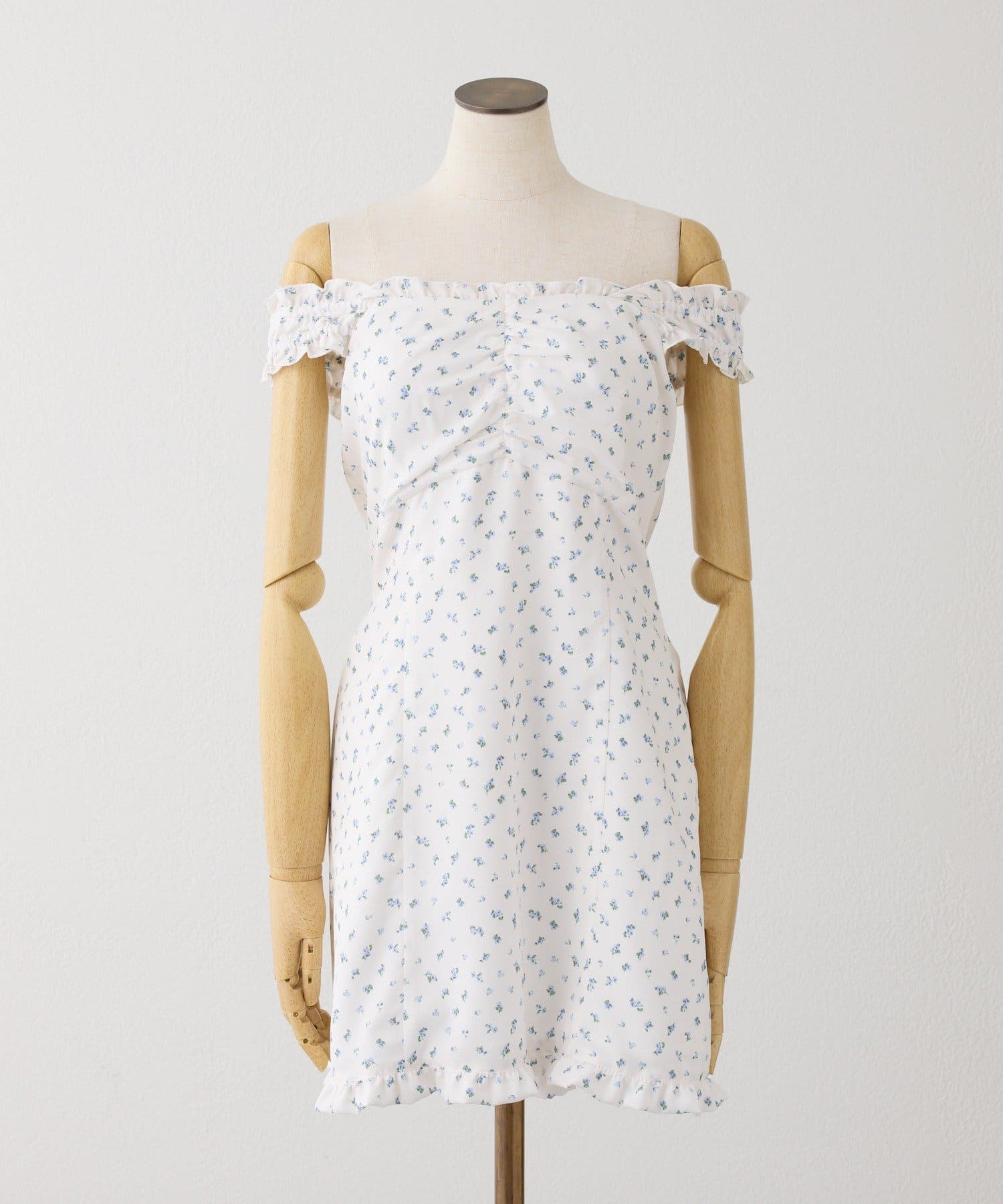 one after another NICE CLAUP(ワンアフターアナザー ナイスクラップ) 【omiyu企画】ボレロセットバックリボンワンピース