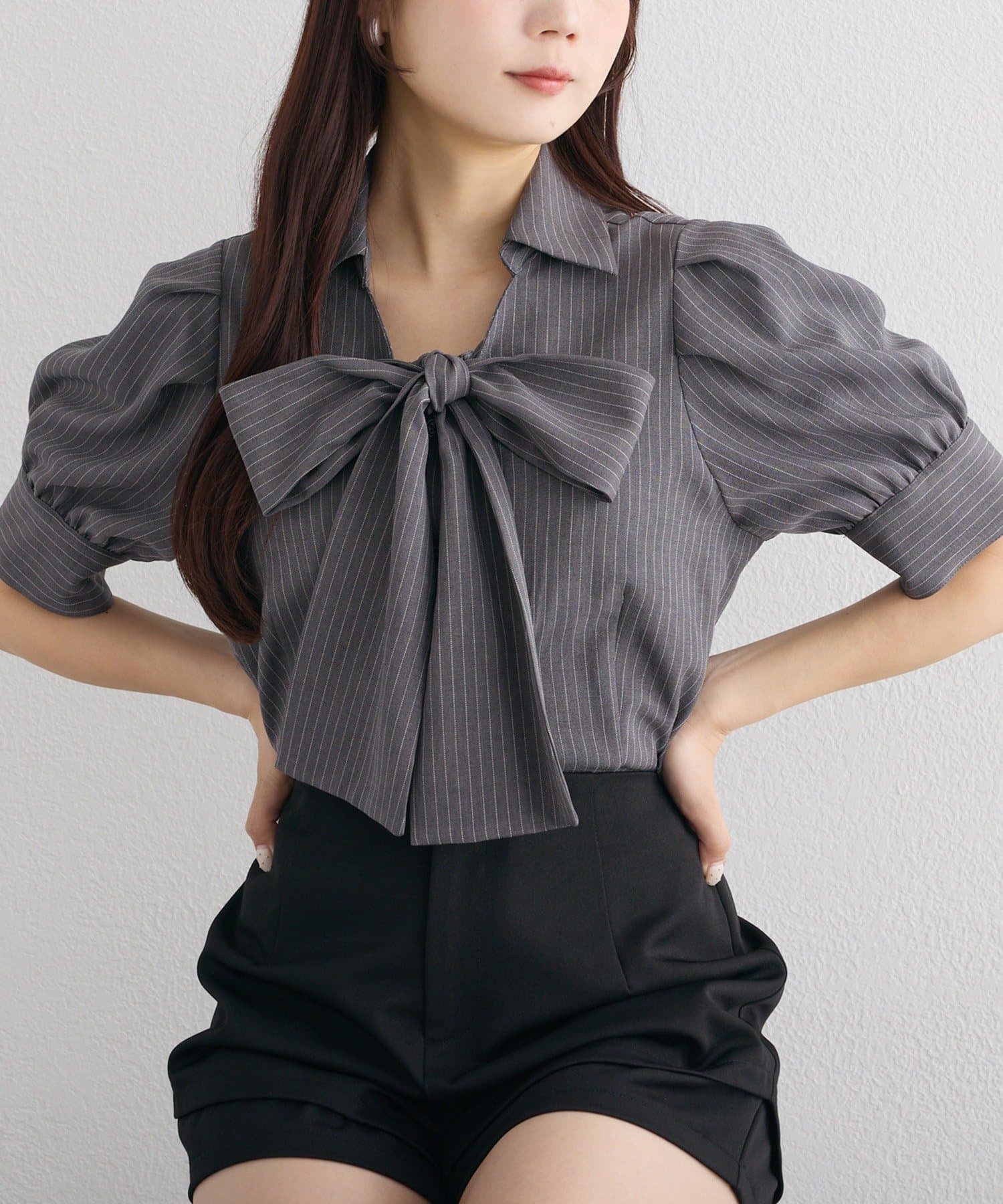 one after another NICE CLAUP(ワンアフターアナザー ナイスクラップ) レイヤード風カットショーパン