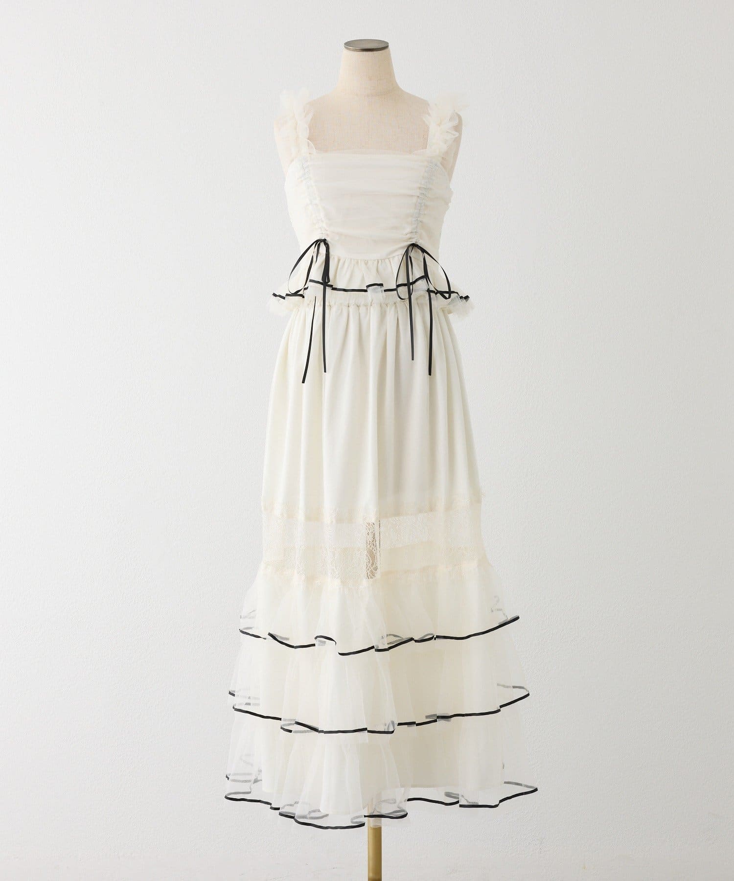 one after another NICE CLAUP(ワンアフターアナザー ナイスクラップ) 【Tulle Collection】チュールビスチェ