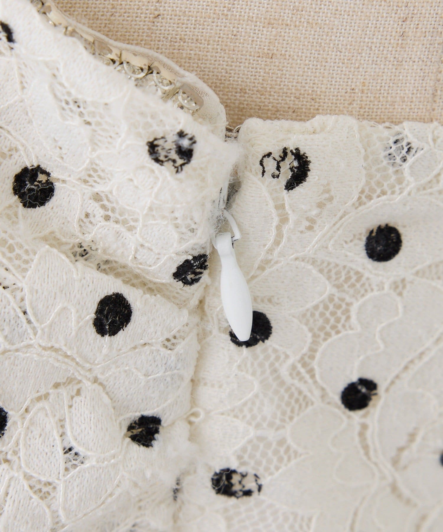 one after another NICE CLAUP(ワンアフターアナザー ナイスクラップ) フロントリボンチュニック