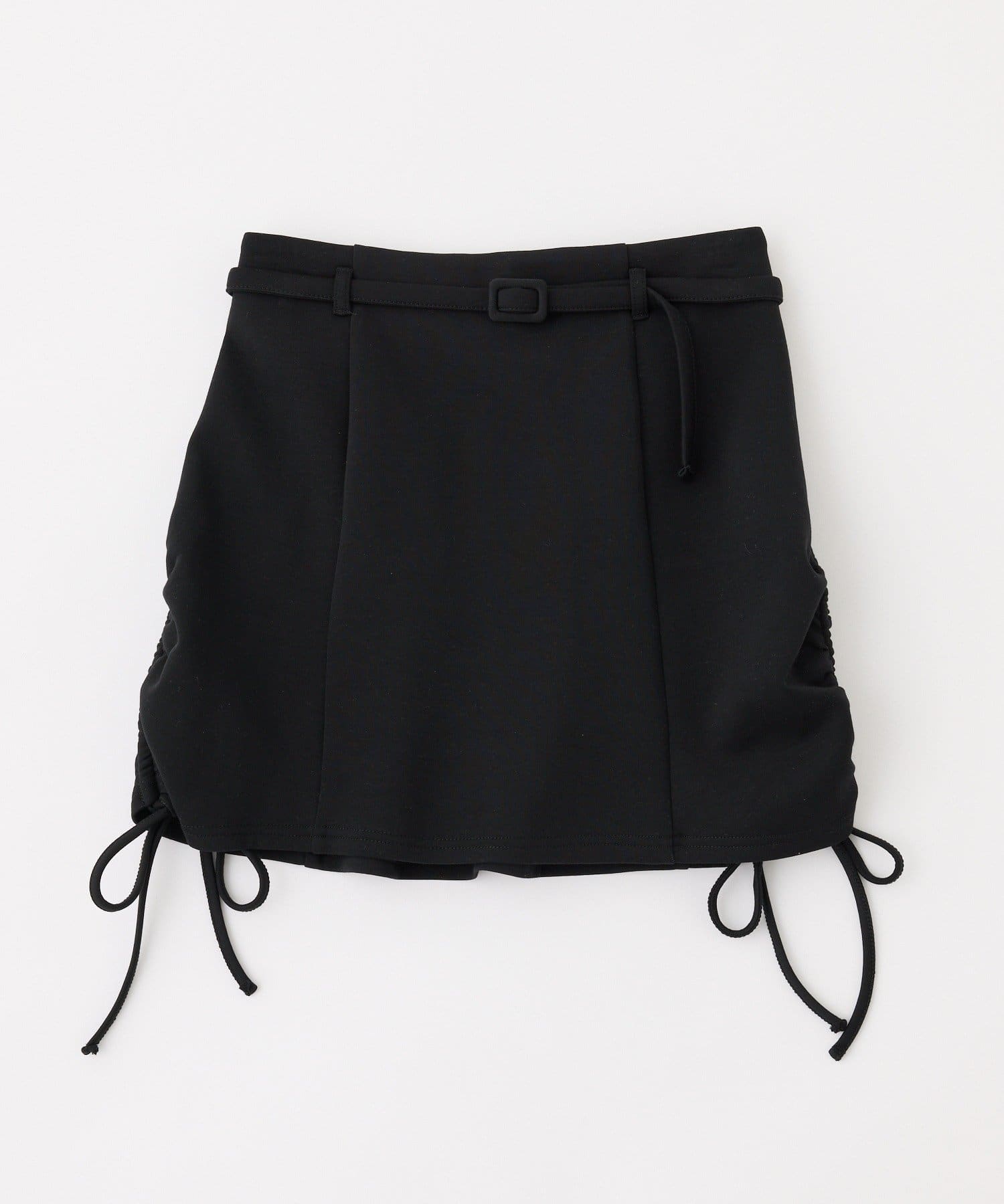one after another NICE CLAUP(ワンアフターアナザー ナイスクラップ) ベルト付きサイドドロストミニスカート