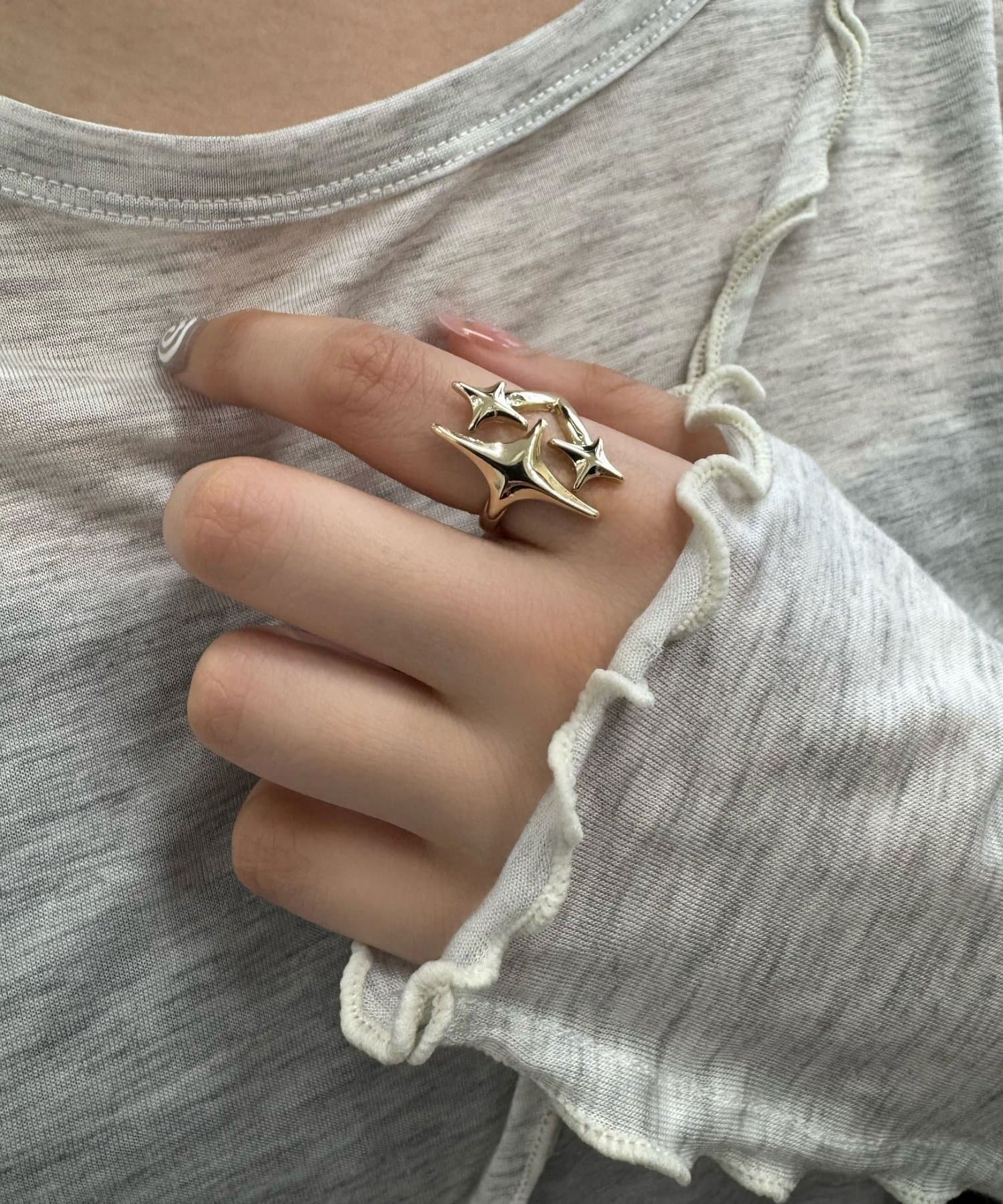 CIAOPANIC(チャオパニック) ダイヤデザインリング