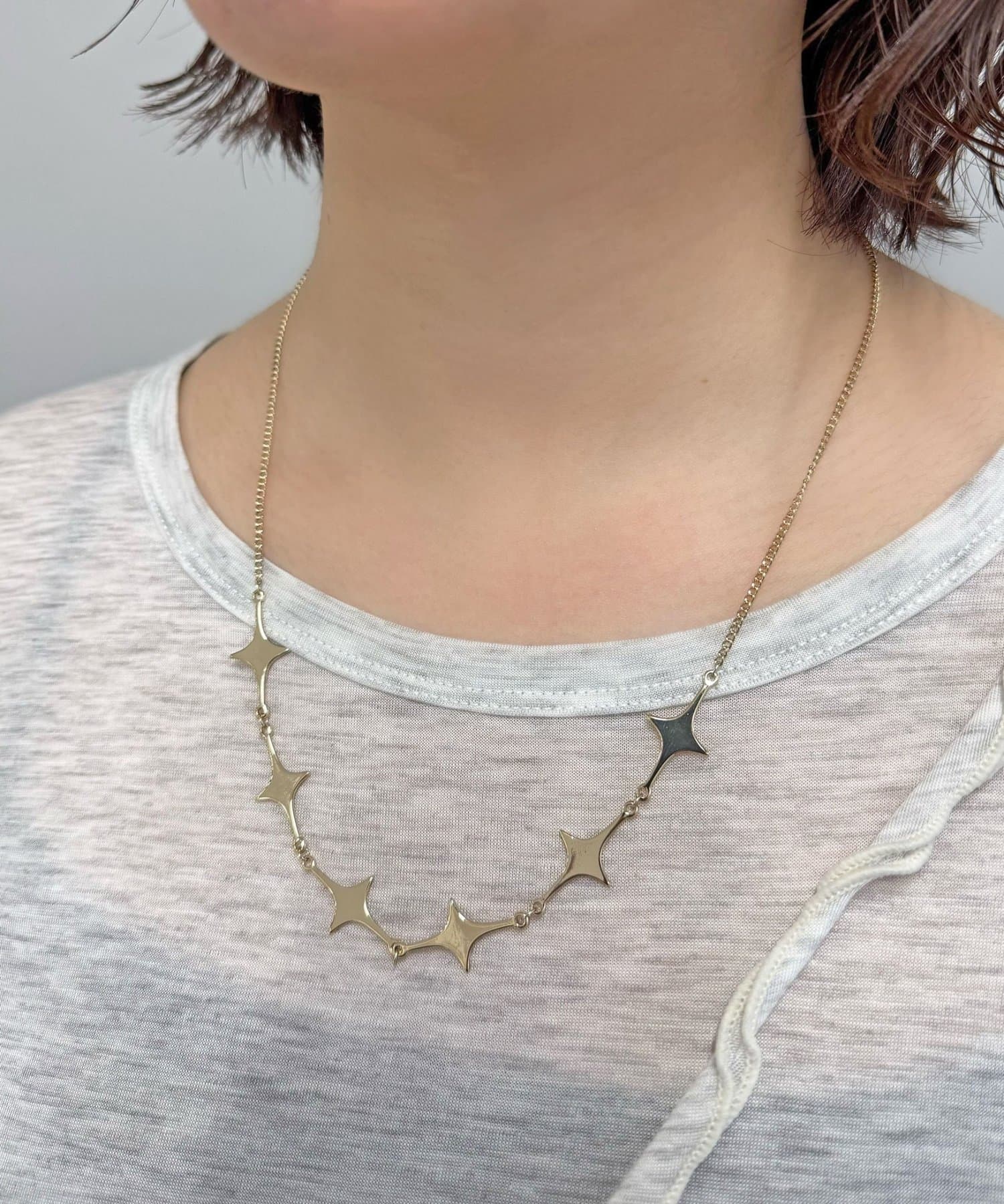 CIAOPANIC(チャオパニック) ダイヤデザインネックレス