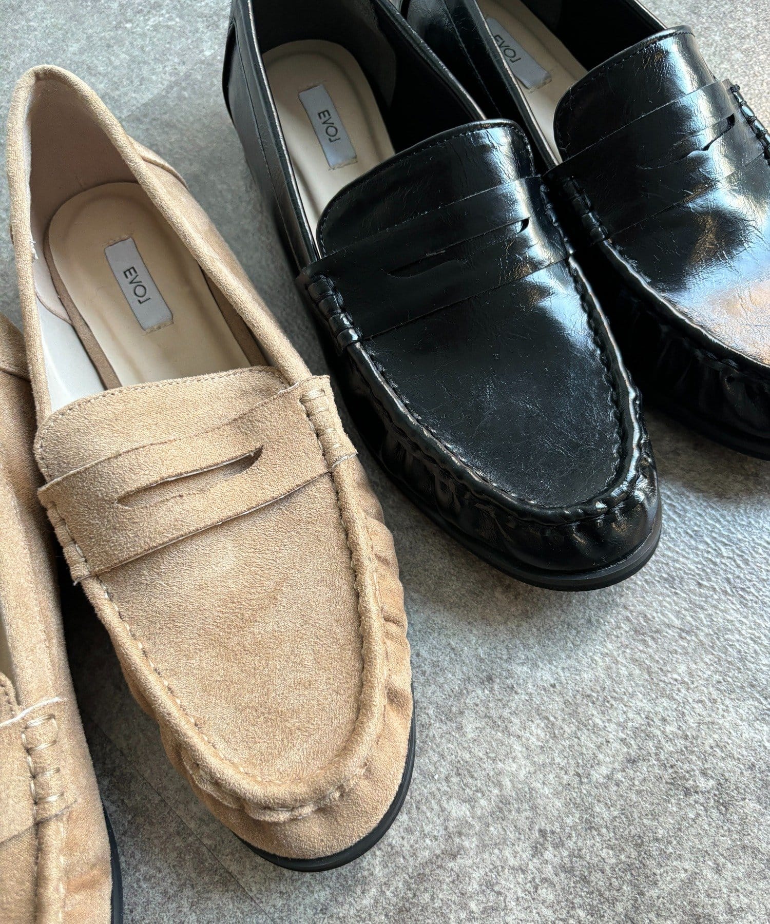 DOUDOU(ドゥドゥ) ソフトギャザーローファー