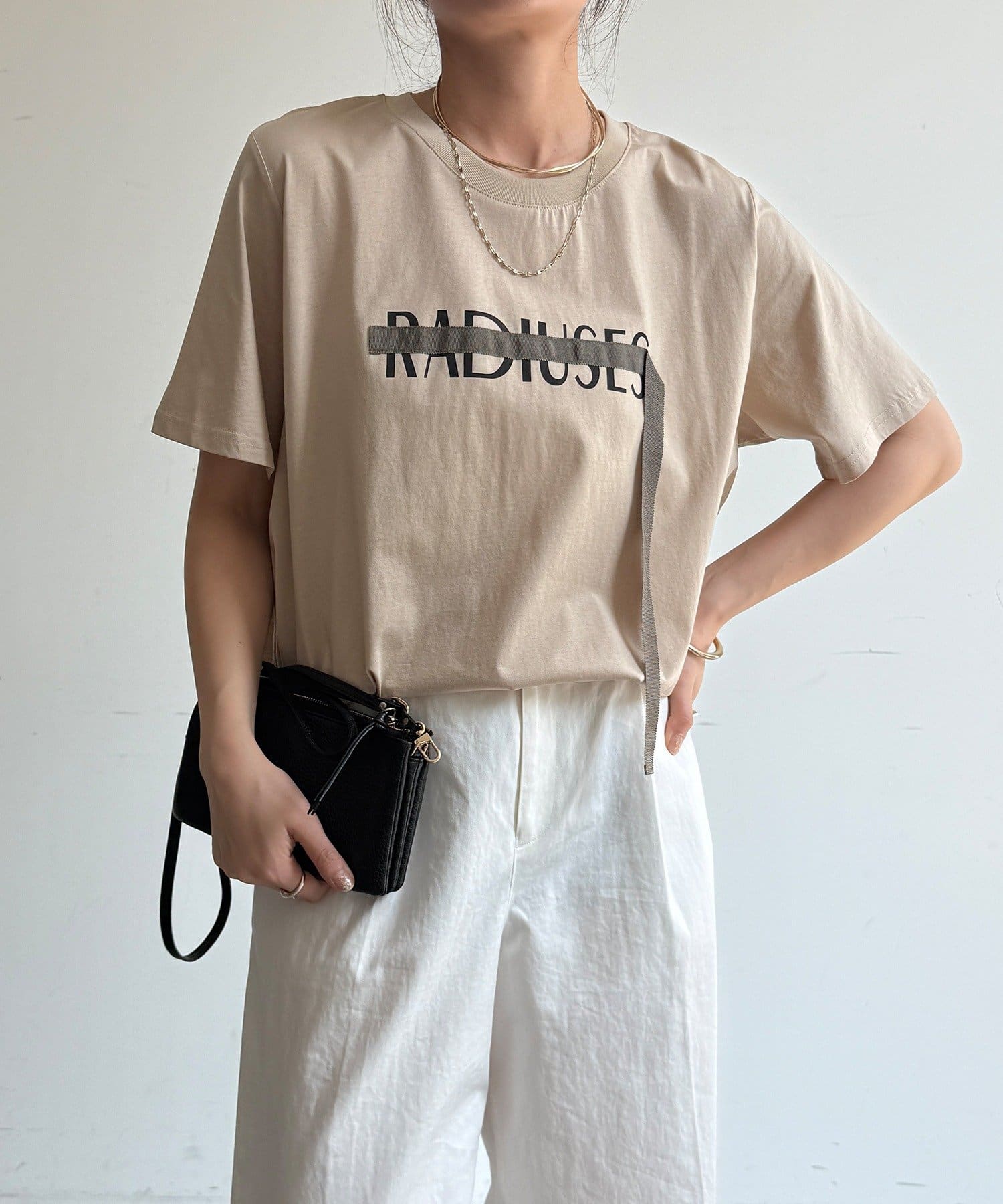 DOUDOU(ドゥドゥ) 【WEB限定】ロゴテープTEE