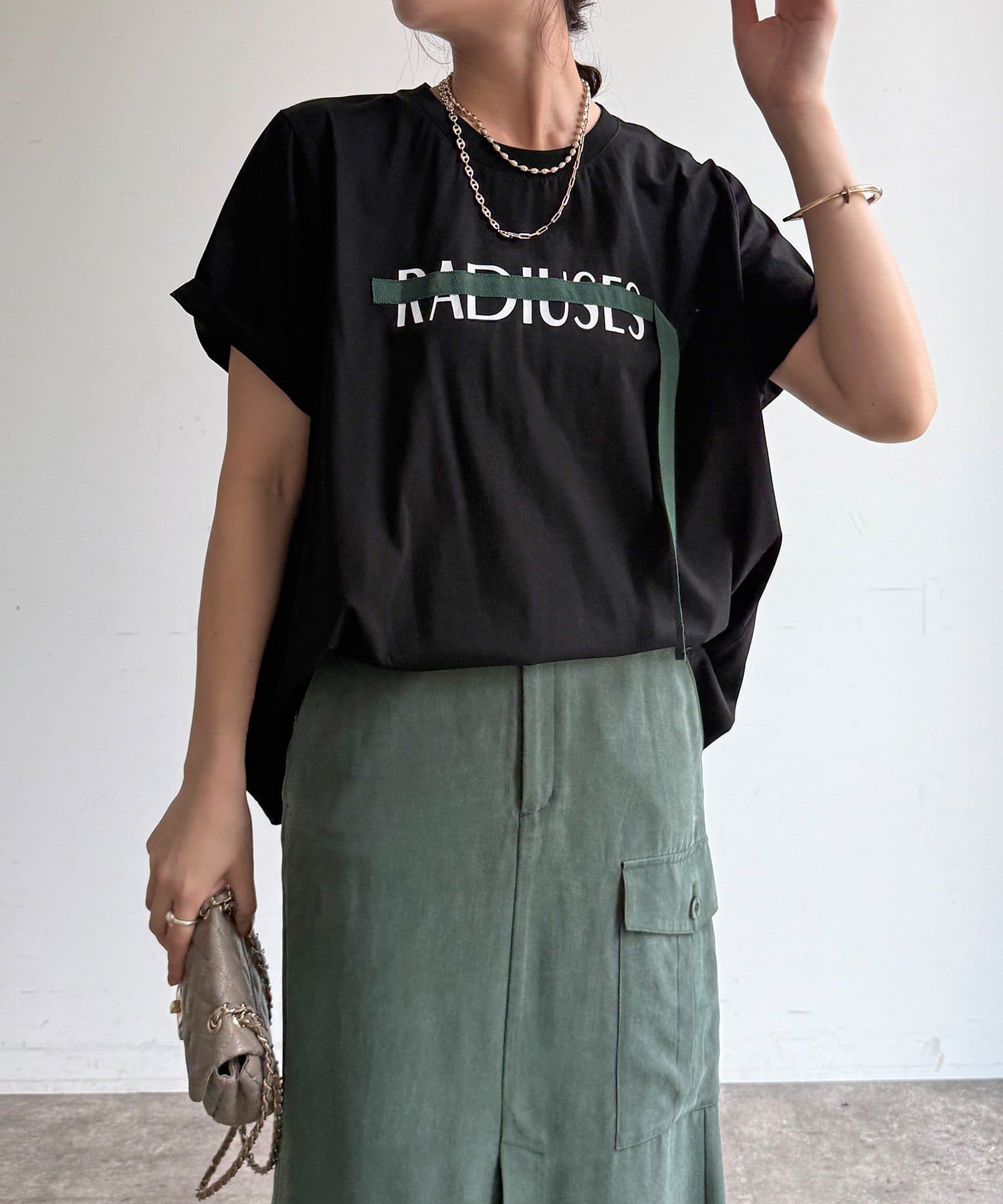 DOUDOU(ドゥドゥ) 【WEB限定】ロゴテープTEE