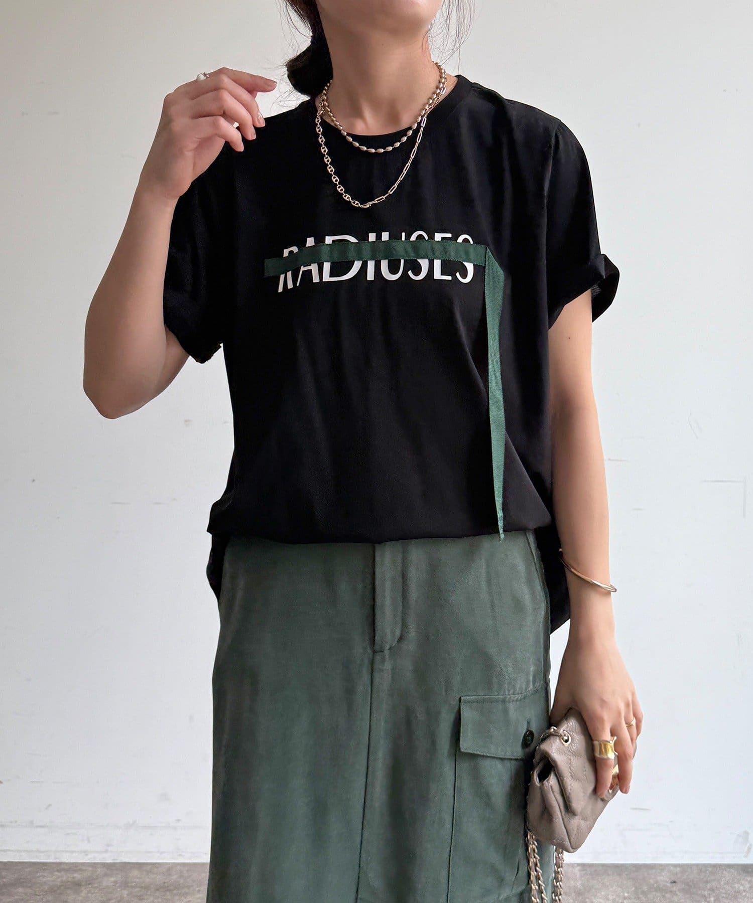 DOUDOU(ドゥドゥ) 【WEB限定】ロゴテープTEE