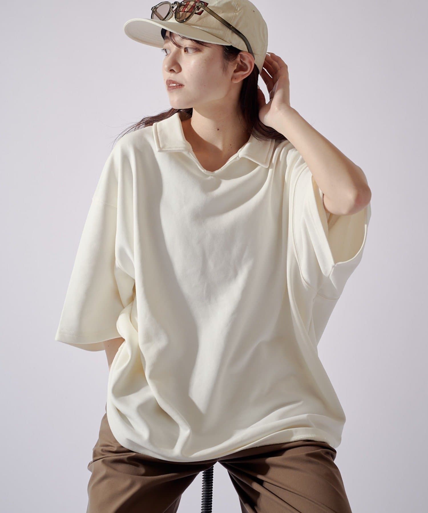 Lui's(ルイス) 【WEB限定】オーバーサイズ スウェットスキッパー