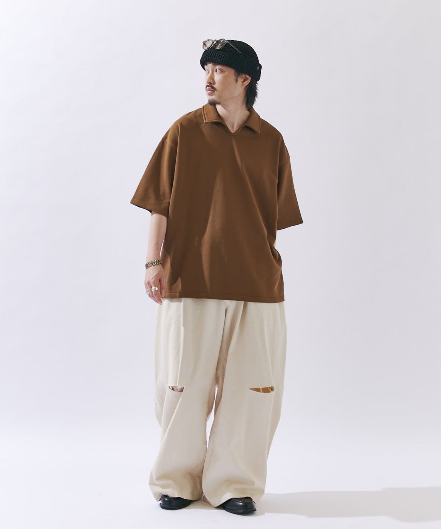 Lui's(ルイス) 【WEB限定】オーバーサイズ スウェットスキッパー