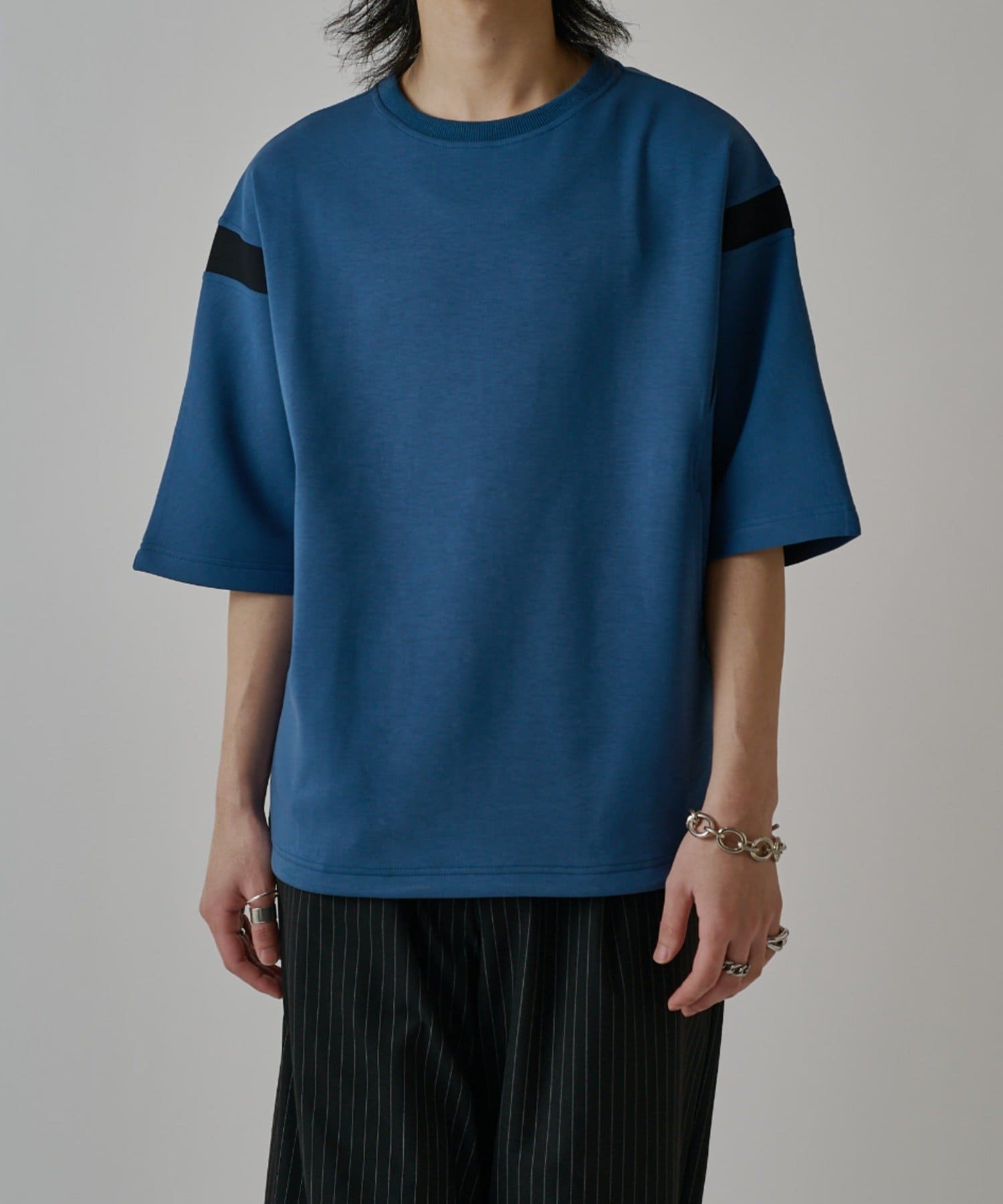 Lui's(ルイス) 切替ポンチショートスリーブTシャツ