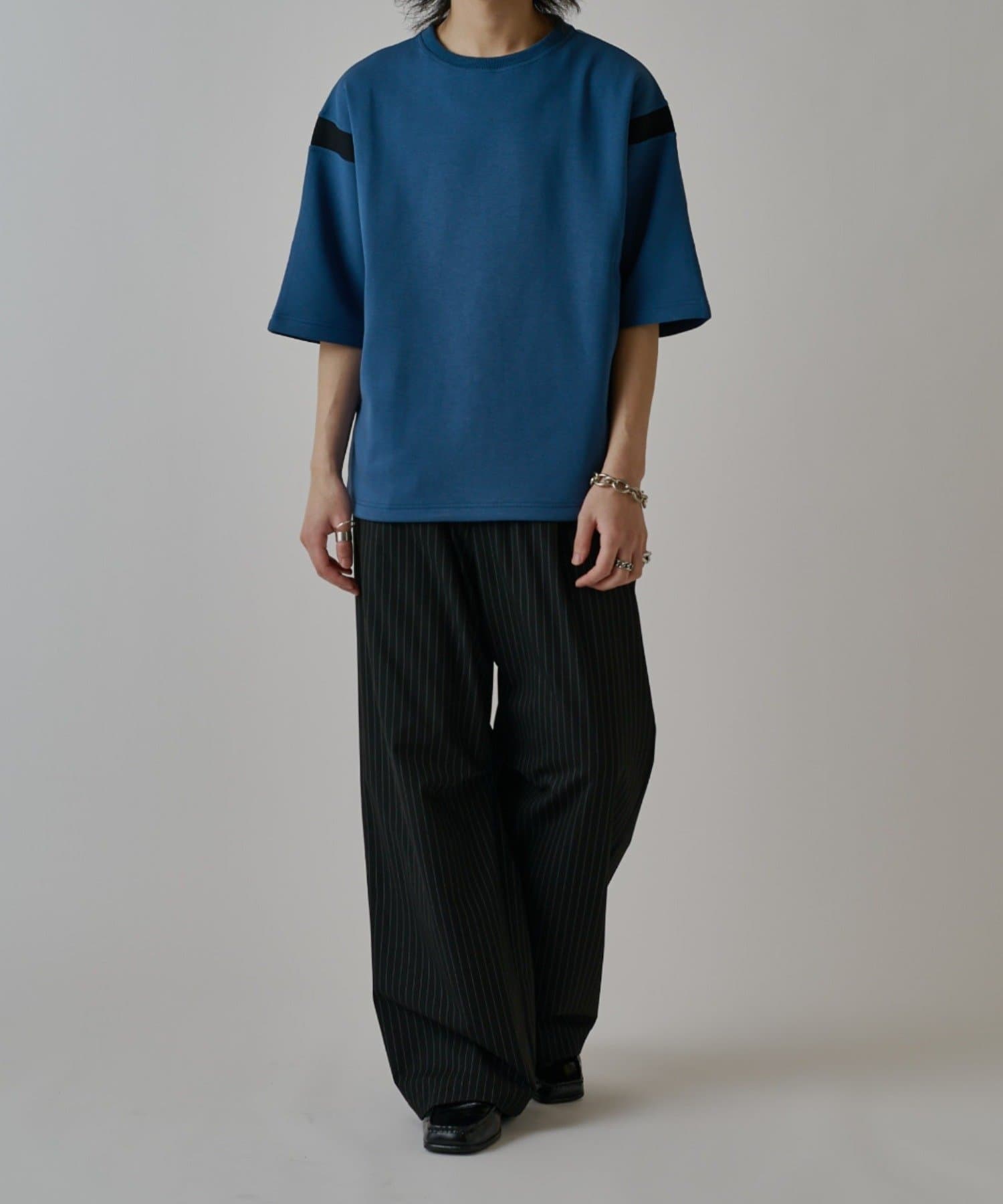 Lui's(ルイス) 切替ポンチショートスリーブTシャツ