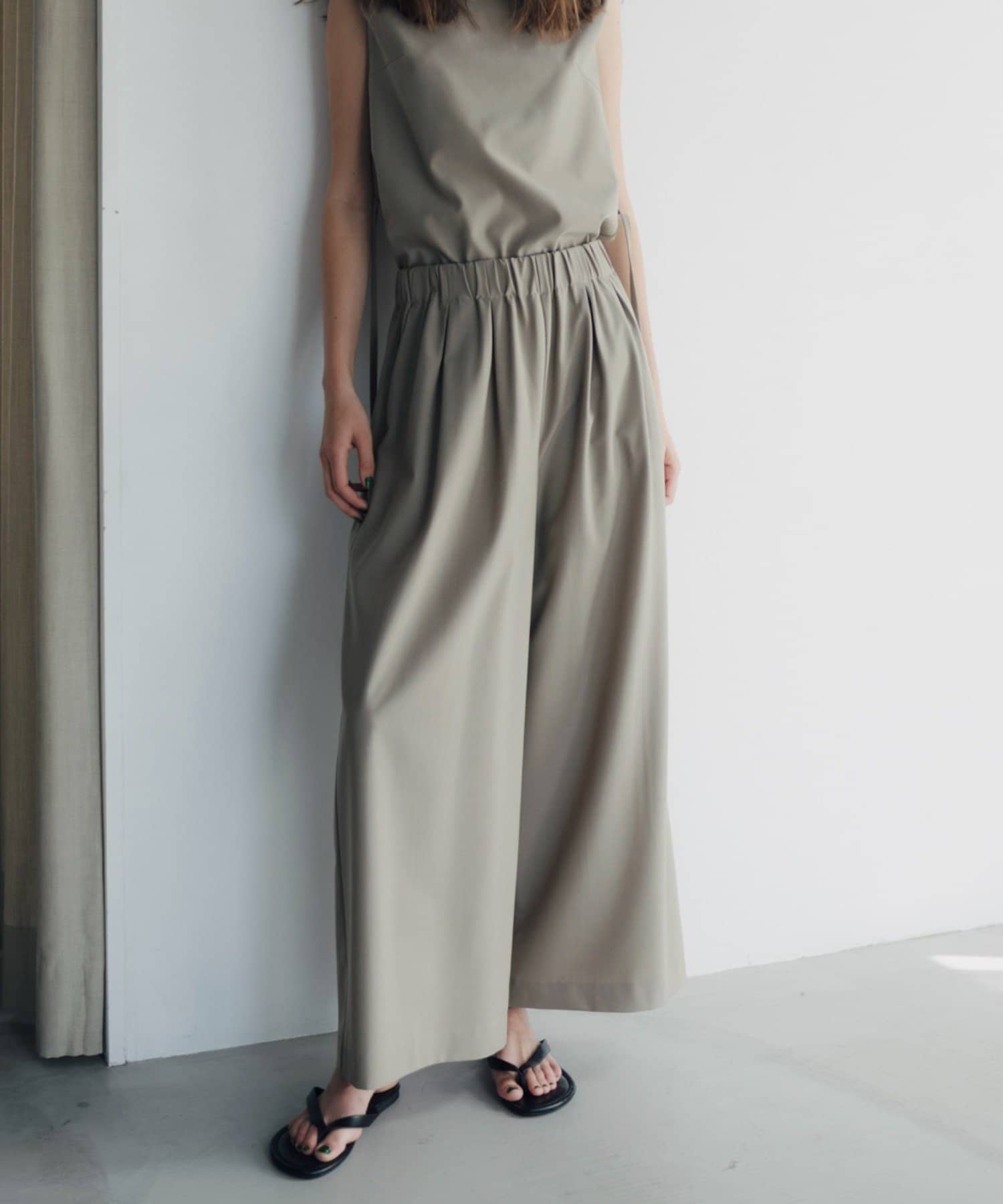 Pasterip(パセリ) Drawstring set up pants