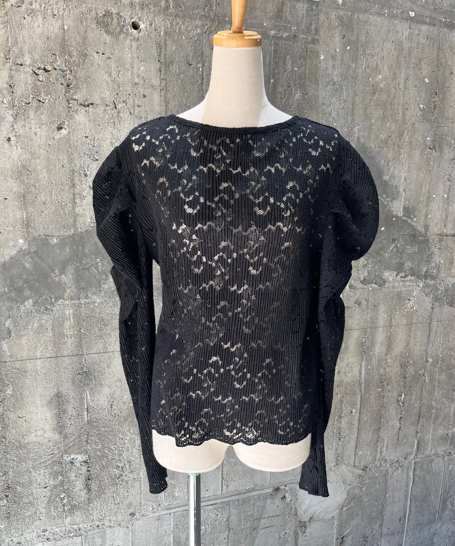 Pasterip(パセリ) Gigot sleeve lace top