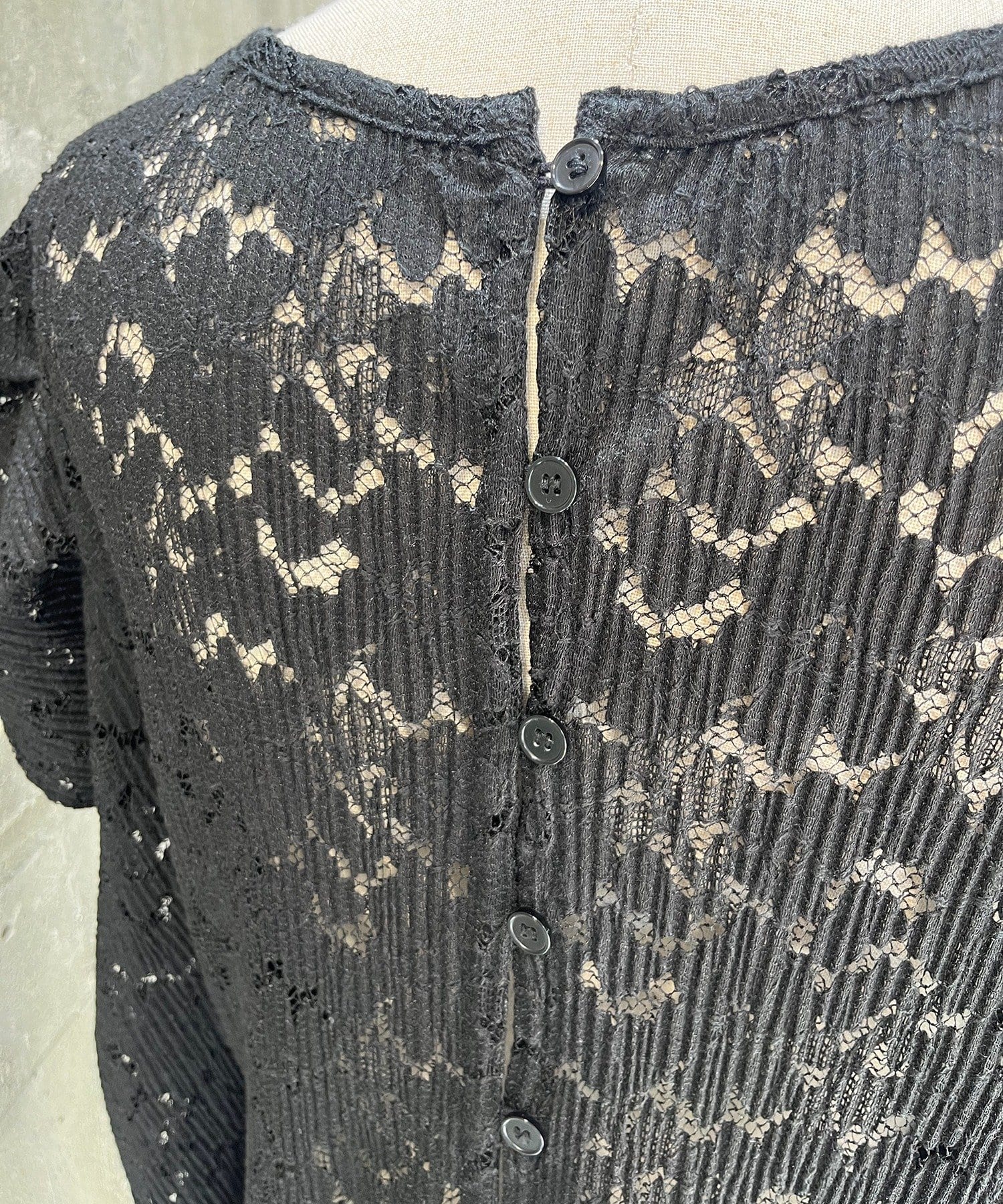 Pasterip(パセリ) Gigot sleeve lace top