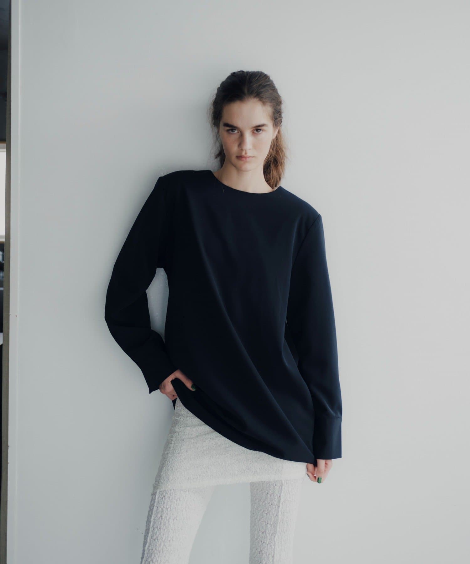 Pasterip(パセリ) Power shoulder mini dress