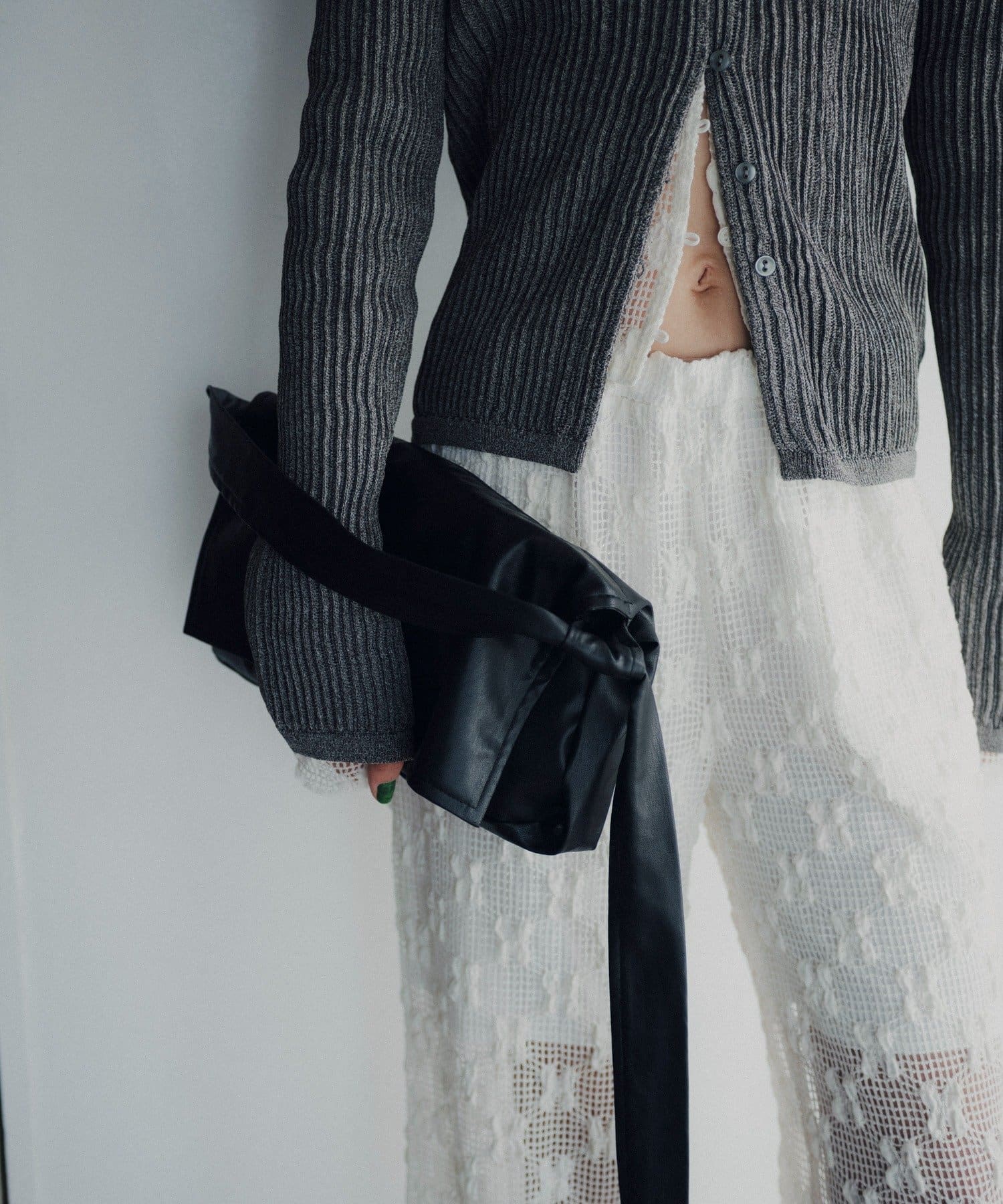 Pasterip(パセリ) Mesh lace easy pants