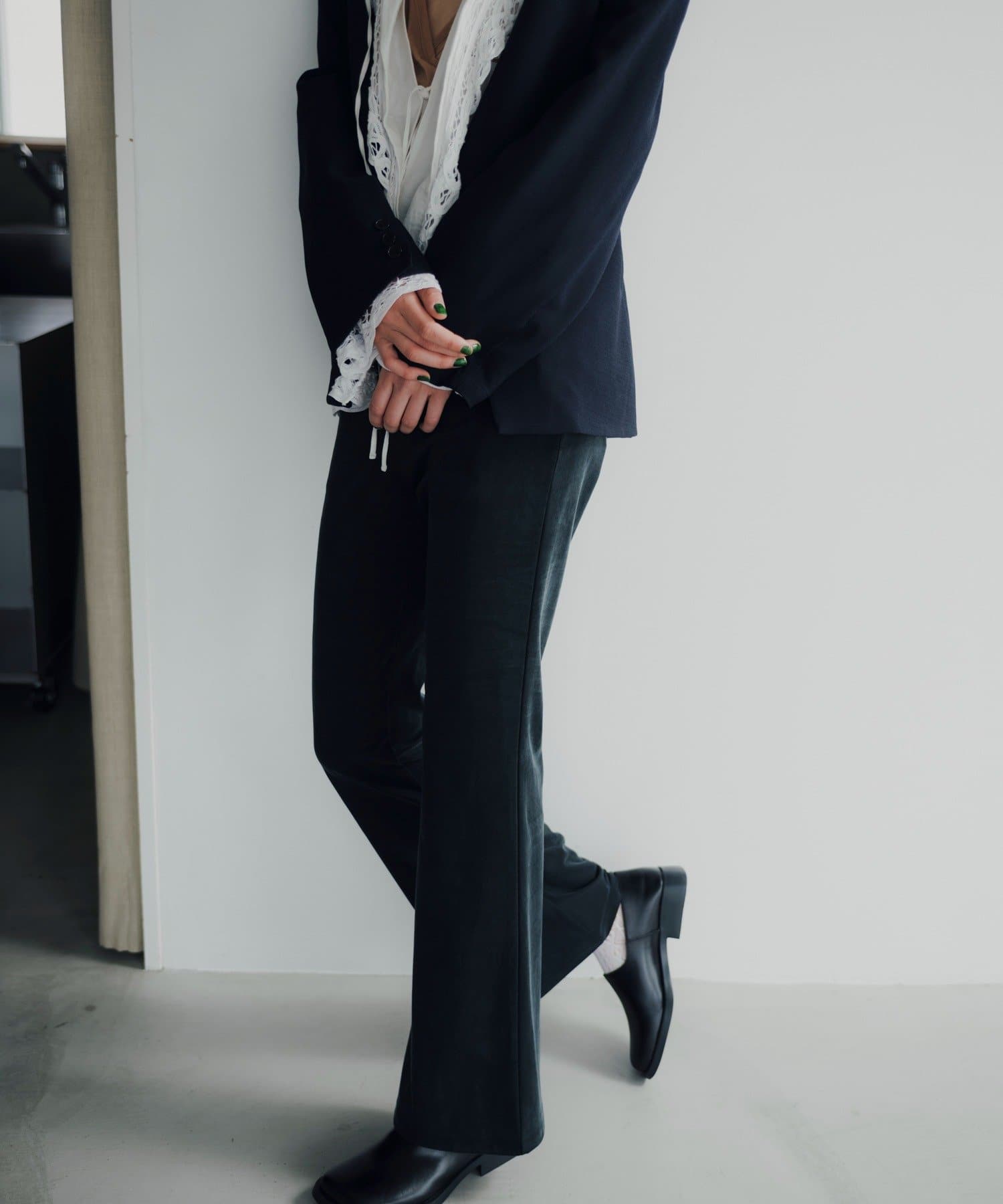 Pasterip(パセリ) Cupro jersey slim pants