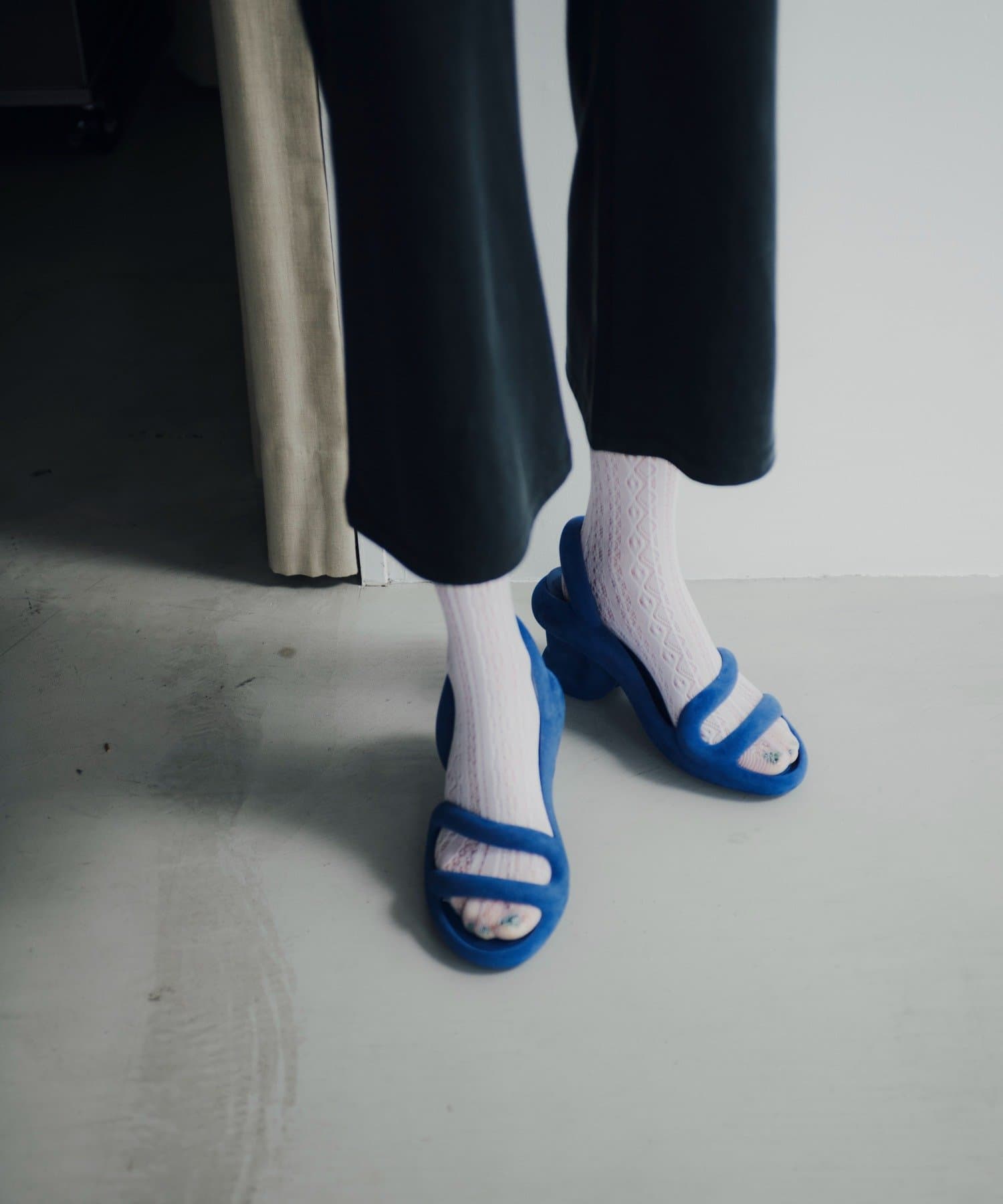 Pasterip(パセリ) Cupro jersey cropped pants