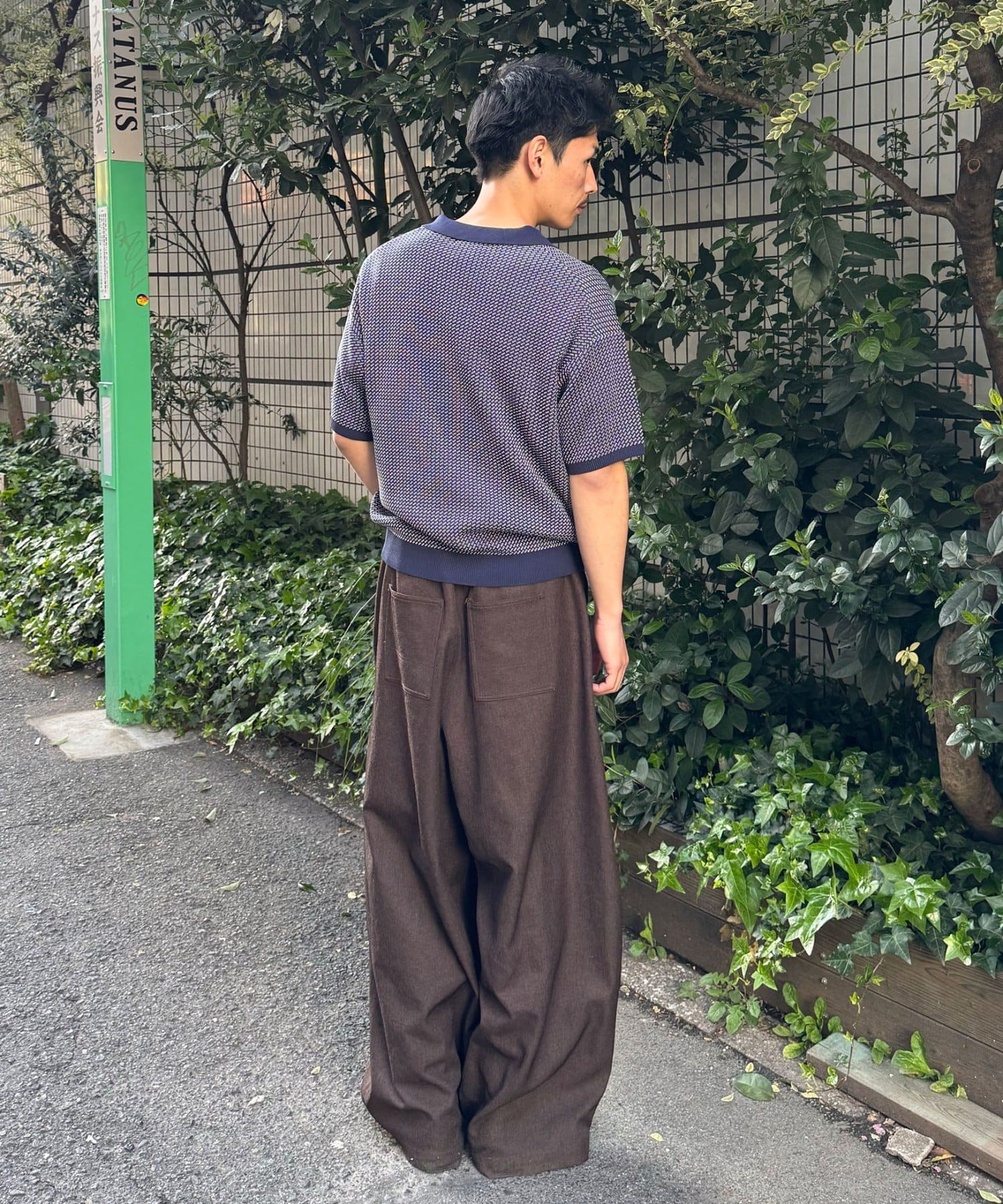 CIAOPANIC(チャオパニック) バーズアイサマーニットポロシャツ