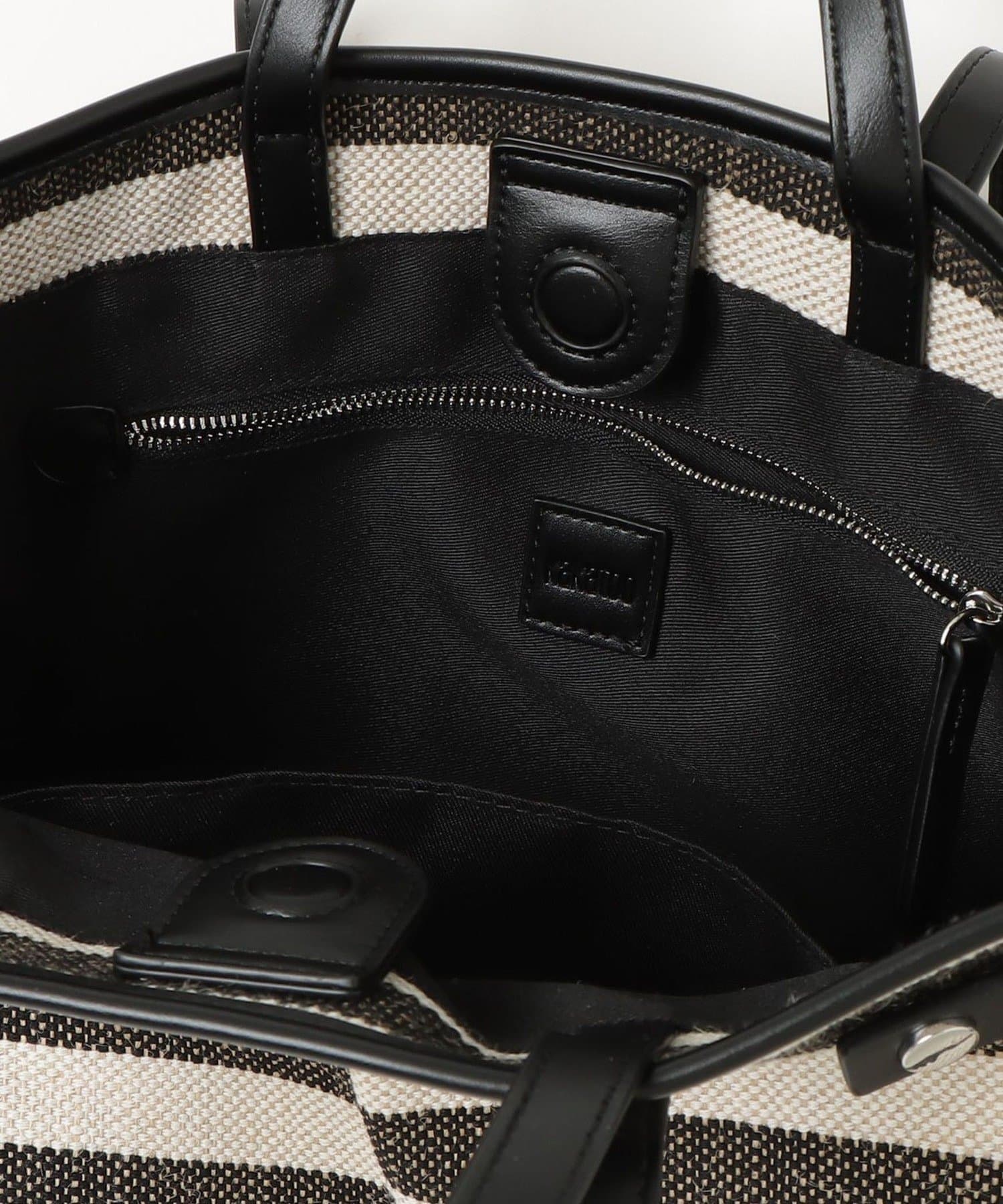 FREDY & GLOSTER(フレディ アンド グロスター) ボーダープリントスクエアトートバッグ