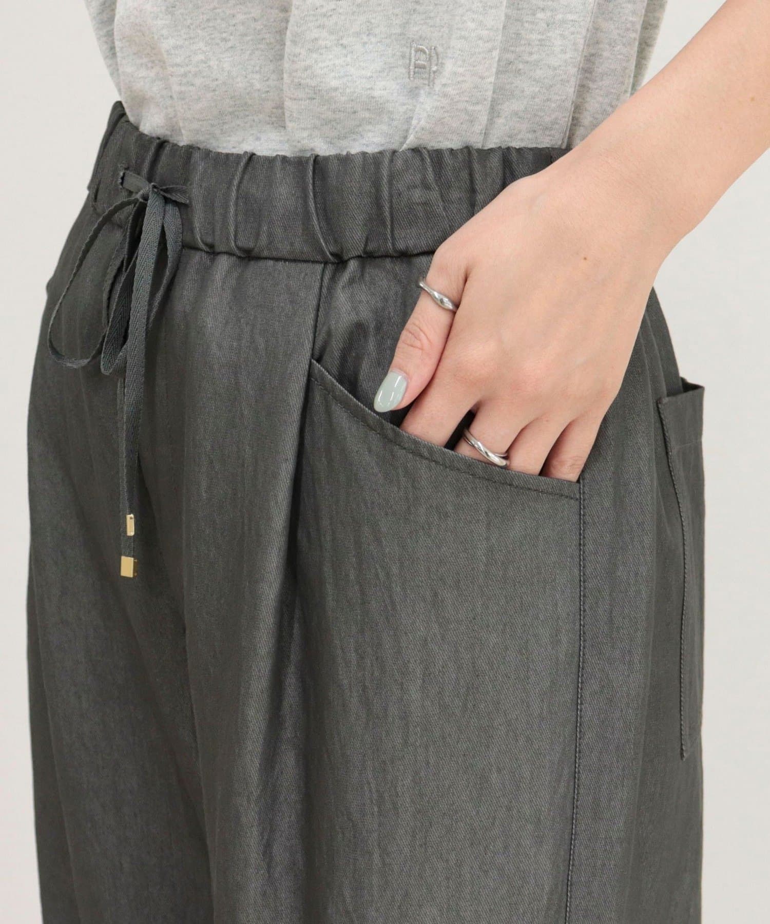 FREDY & GLOSTER(フレディ アンド グロスター) 【低身長サイズ34有り】ライトシャンブレーデニムイージーパンツ