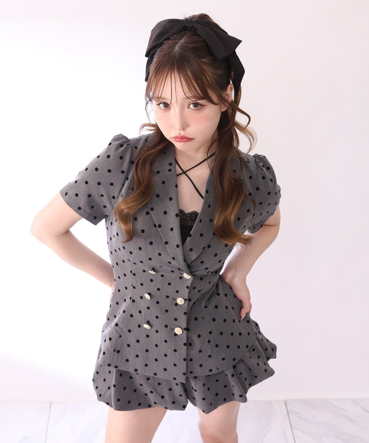 one after another NICE CLAUP(ワンアフターアナザー ナイスクラップ) カップ付きレースキャミソール