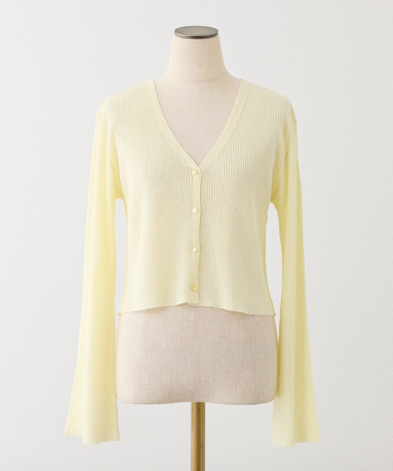 one after another NICE CLAUP(ワンアフターアナザー ナイスクラップ) シアーラメカーディガン