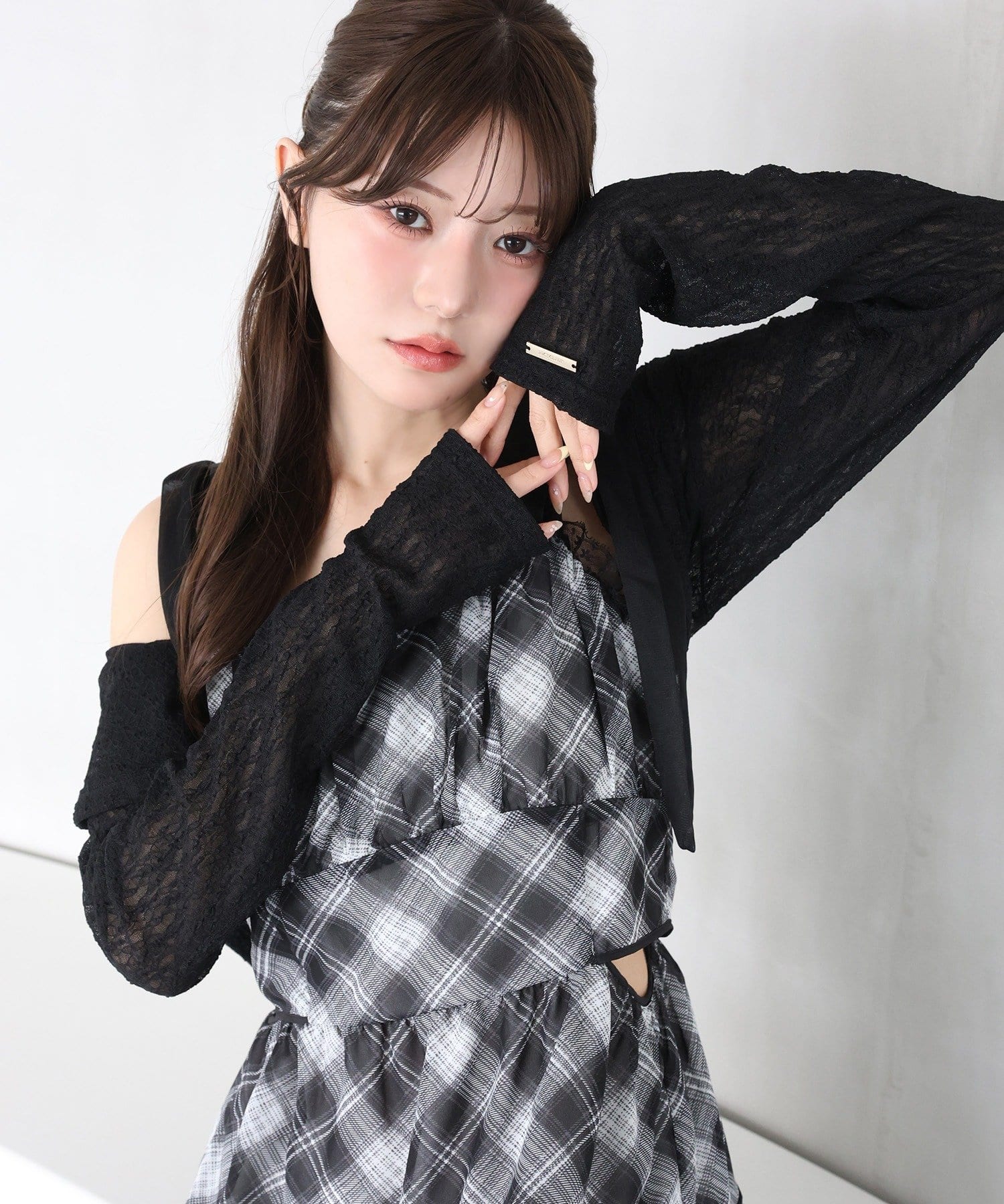 one after another NICE CLAUP(ワンアフターアナザー ナイスクラップ) 【SMサイズ展開あり】サイドカットロングワンピース