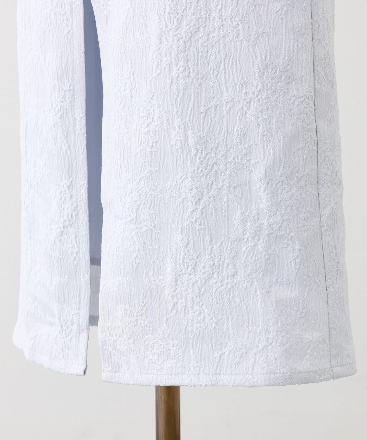 NICE CLAUP / OLIVE des OLIVE OUTLET(ナイスクラップ  / オリーブ デ オリーブ アウトレット) 【Seemi.】スリット入りバックレースアップタイトスカート