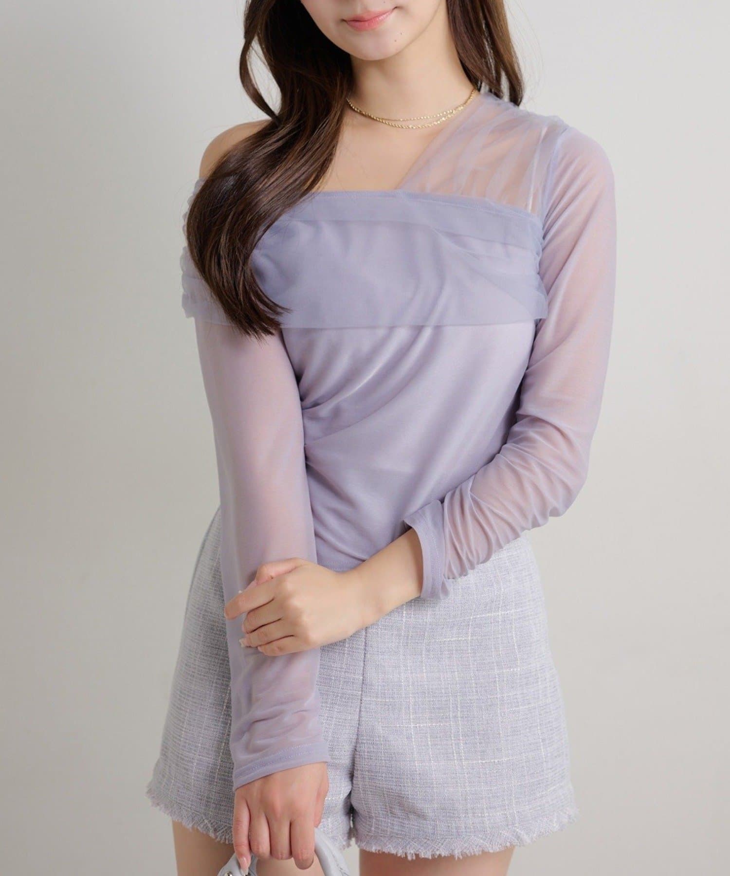 NICE CLAUP / OLIVE des OLIVE OUTLET(ナイスクラップ  / オリーブ デ オリーブ アウトレット) 【Seemi】【セットアップ可能】ツイードショートパンツ