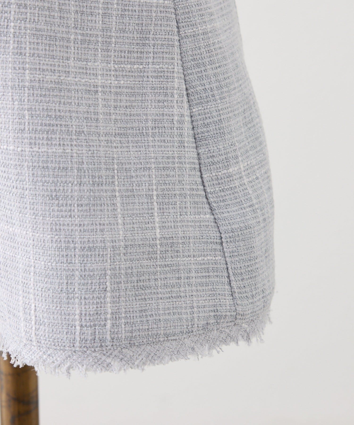 NICE CLAUP / OLIVE des OLIVE OUTLET(ナイスクラップ  / オリーブ デ オリーブ アウトレット) 【Seemi.】【セットアップ可能】金ボタンツイードミニワンピ