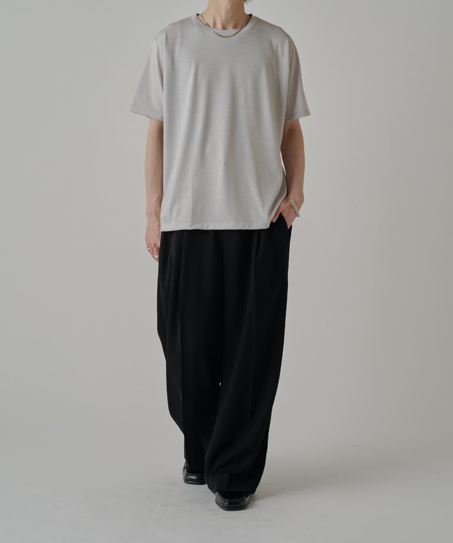 Lui's(ルイス) ジョーゼットタックワイドパンツ