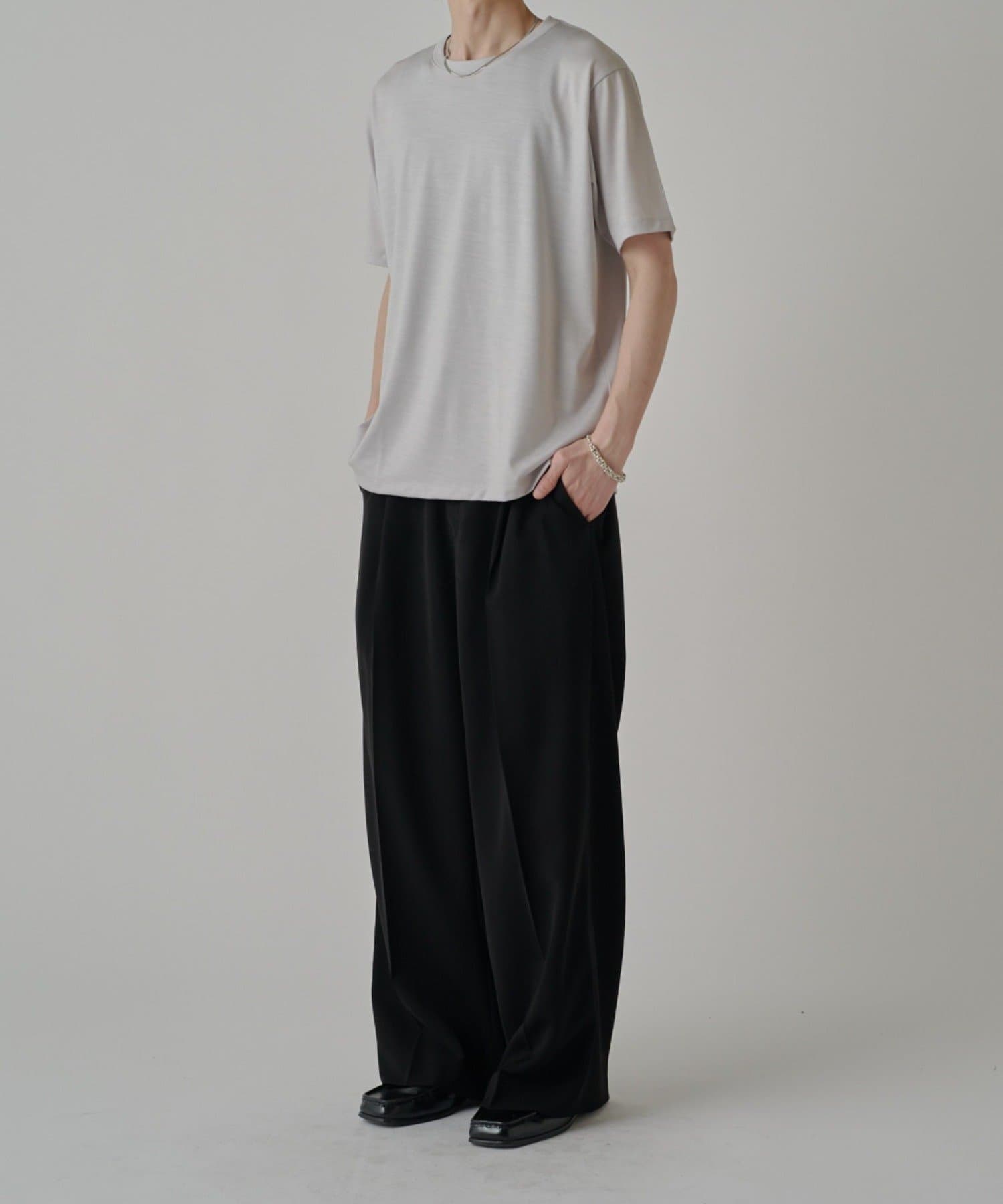 Lui's(ルイス) ジョーゼットタックワイドパンツ